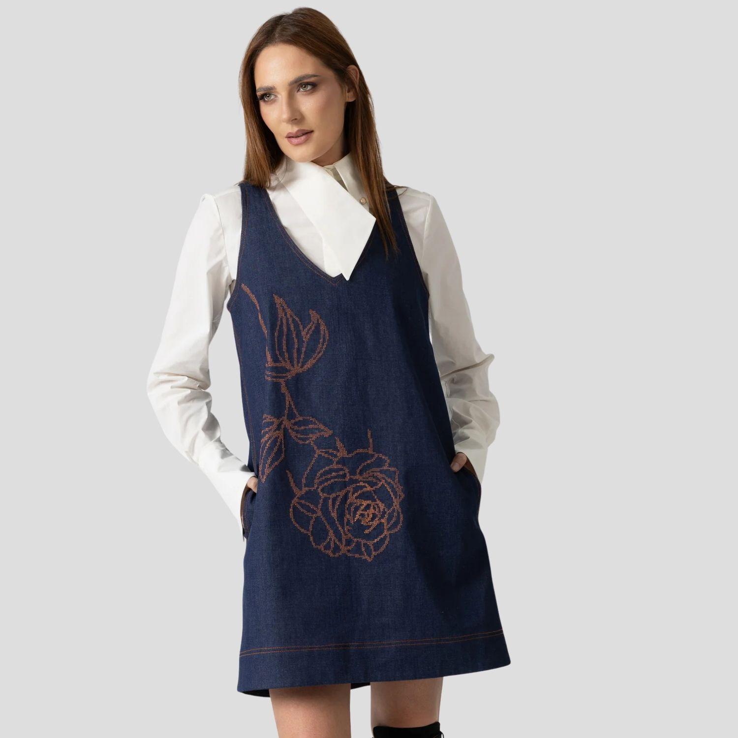 Designer Denim Pinafore Dresses for Women - Up to 70% off | Lyst