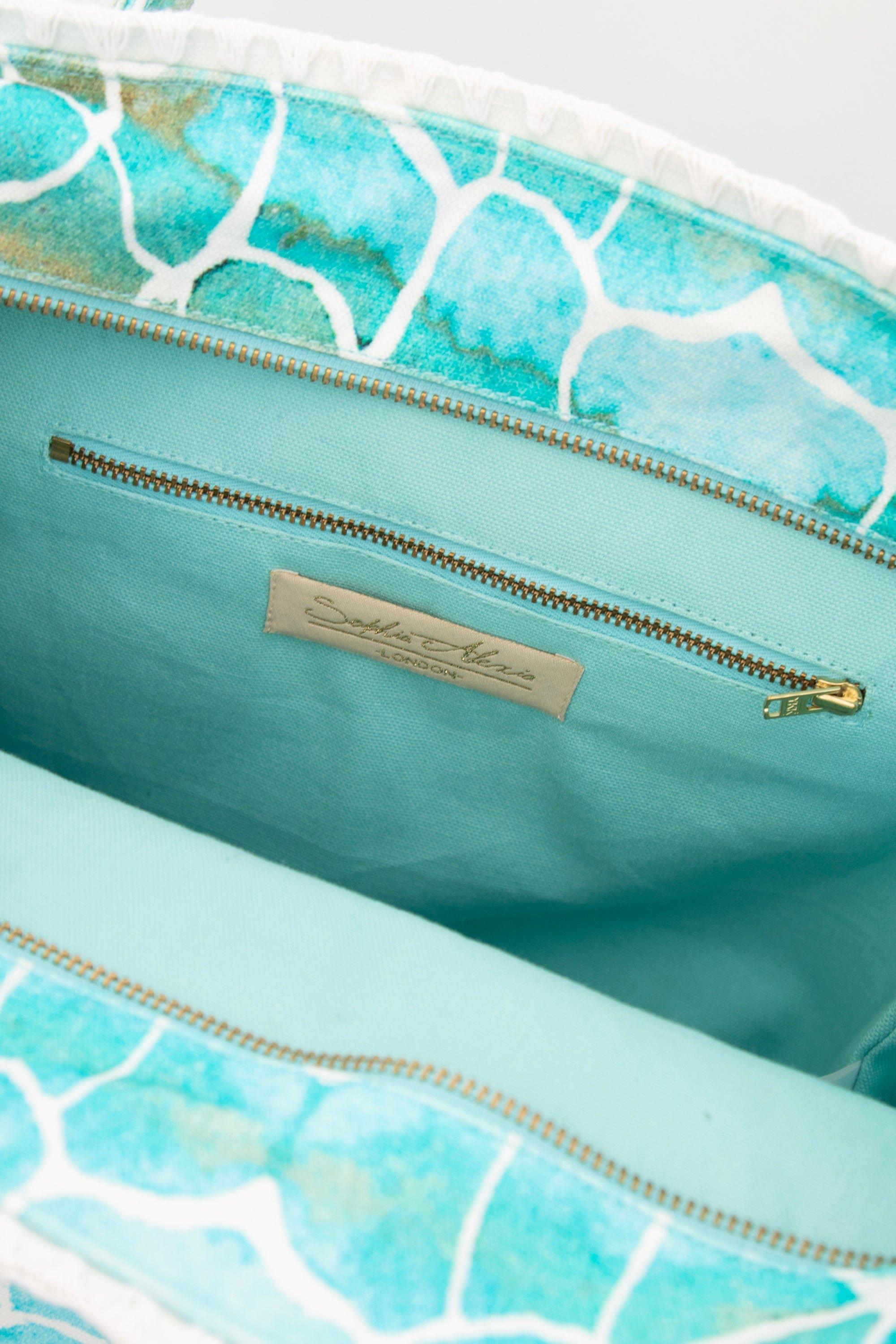 Sophia Alexia Aqua Pebbles Barbados Beach Bag in Blue Lyst UK