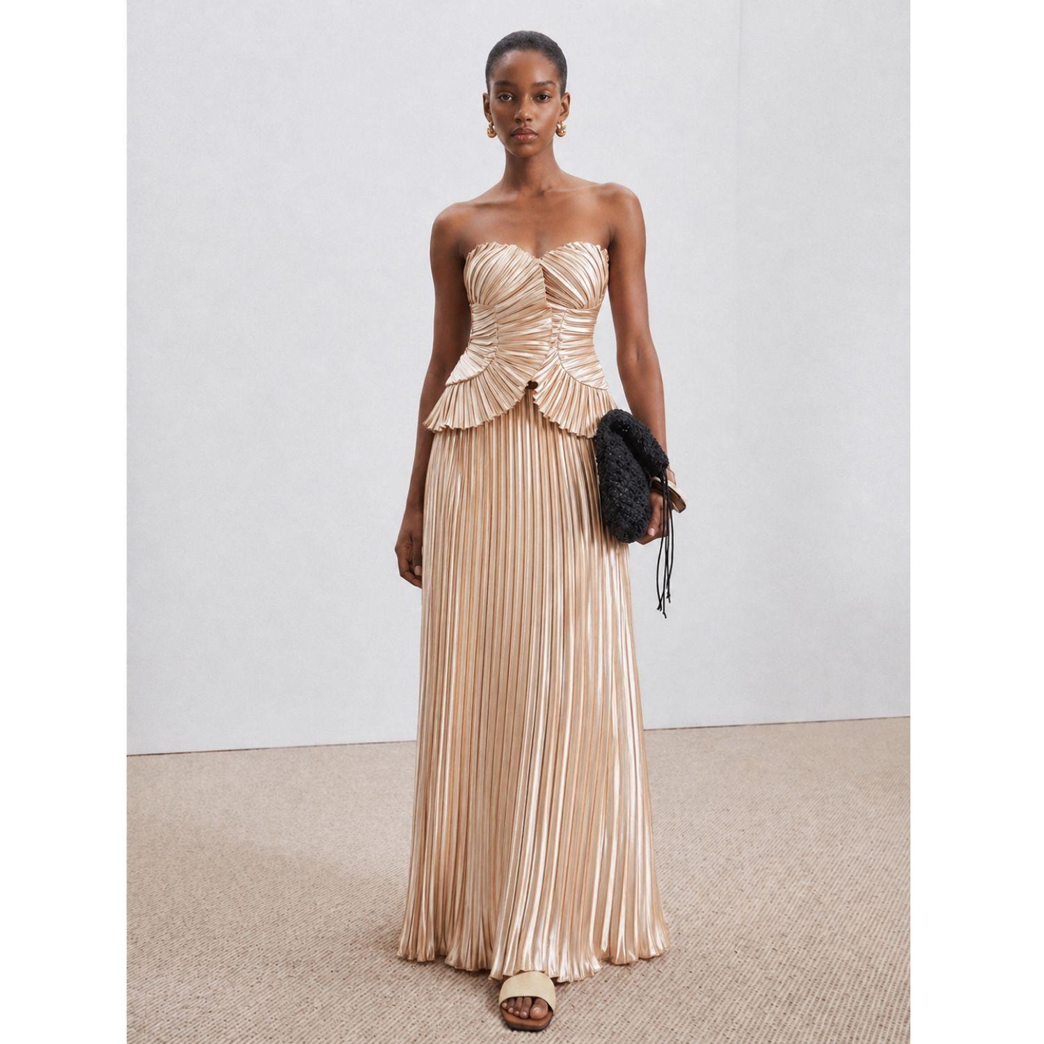 Designer Champagne Dresses for Women - Up to 71% off