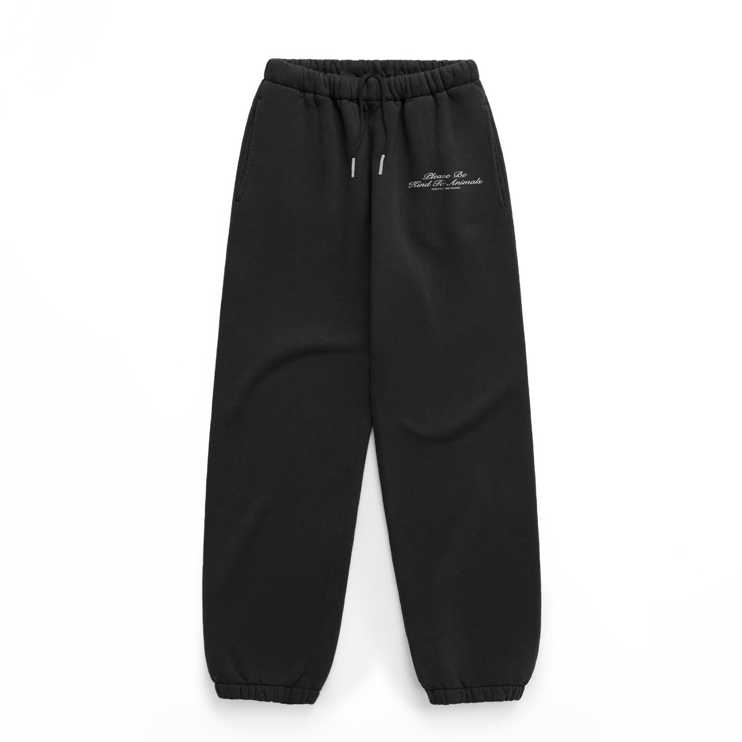 Dont Eat the Homies Be Kind Sweatpants in Black for Men Lyst UK