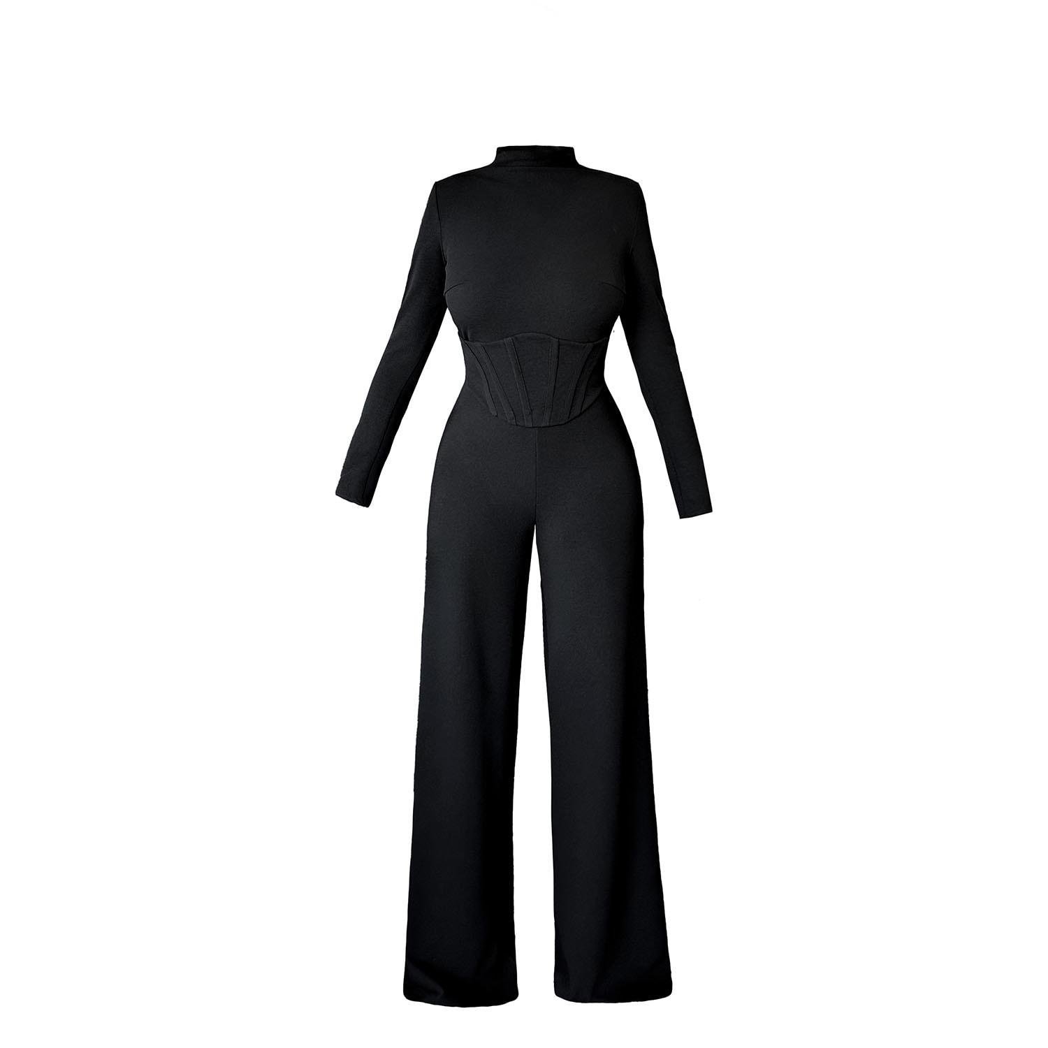Turtleneck store under jumpsuit
