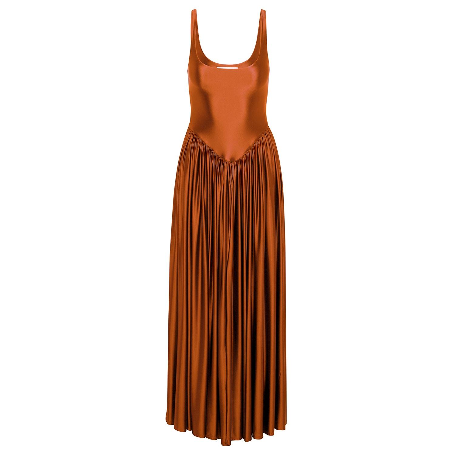 knee length dresses for ladies Delfina Cowl Knit Maxi Dress main image 0