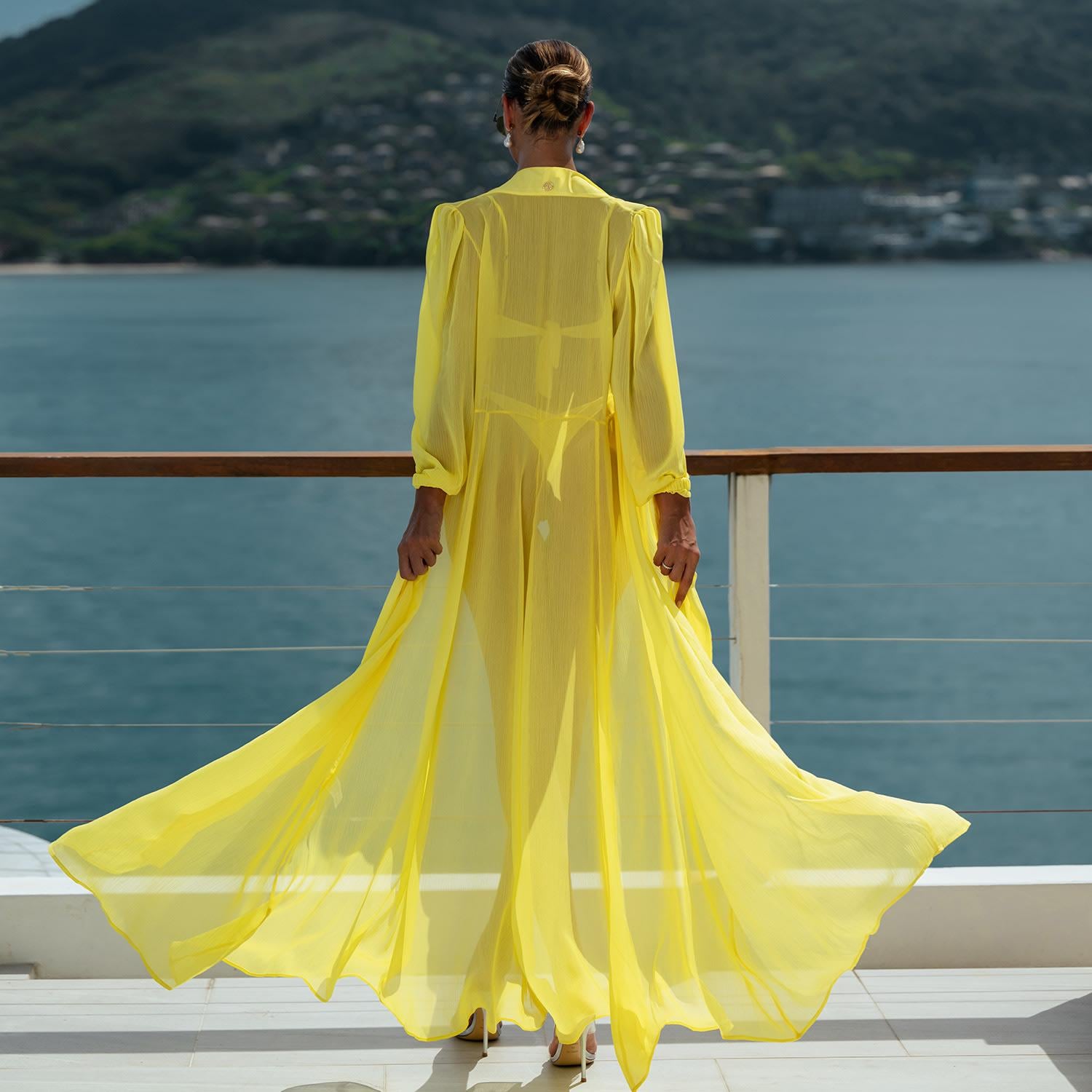 Yellow Beach Dresses for Women - Up to 55% off
