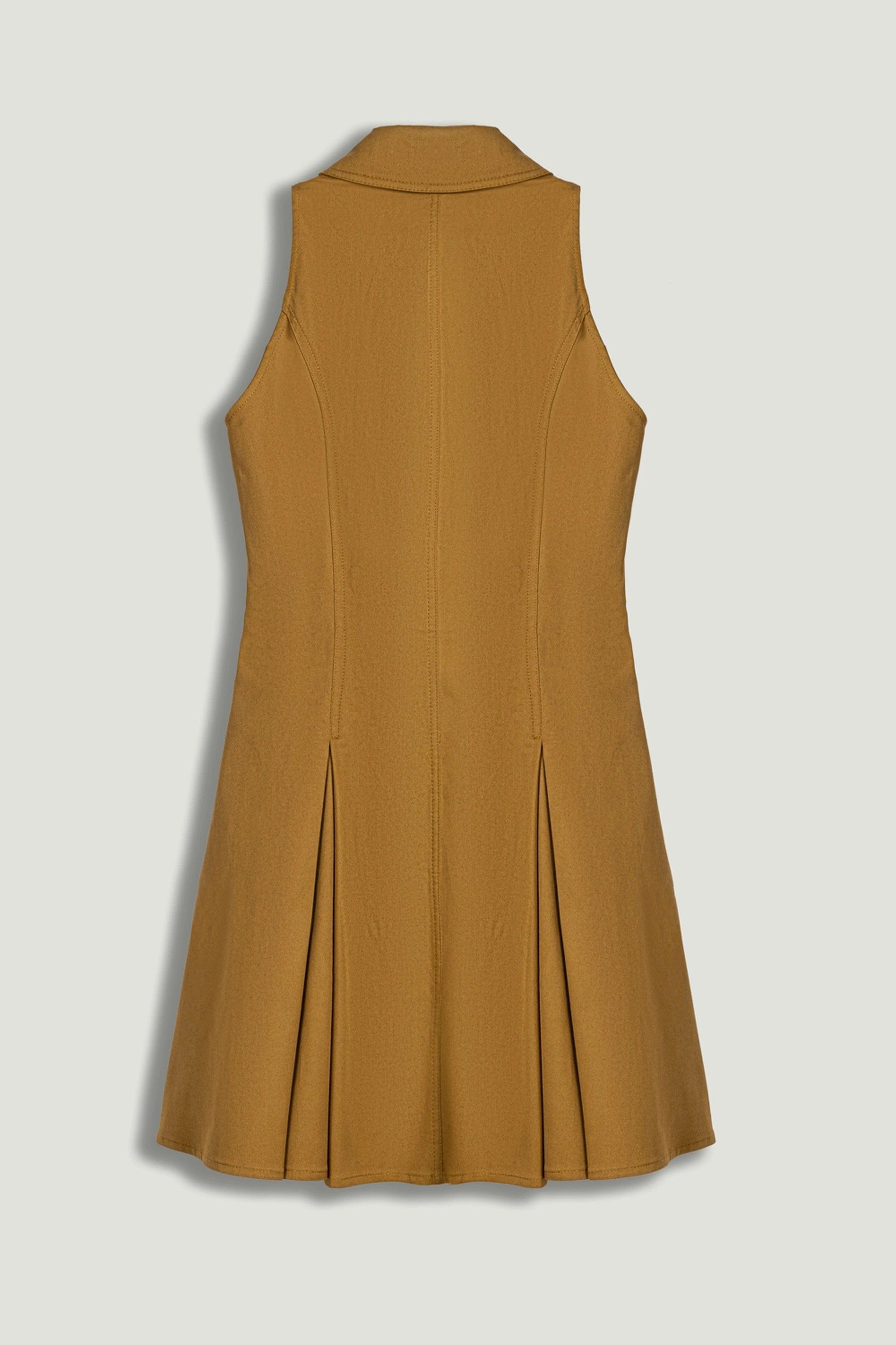 nocturne brown dress The Nocturne Corset In Brown Satin – MINERVA main image 1