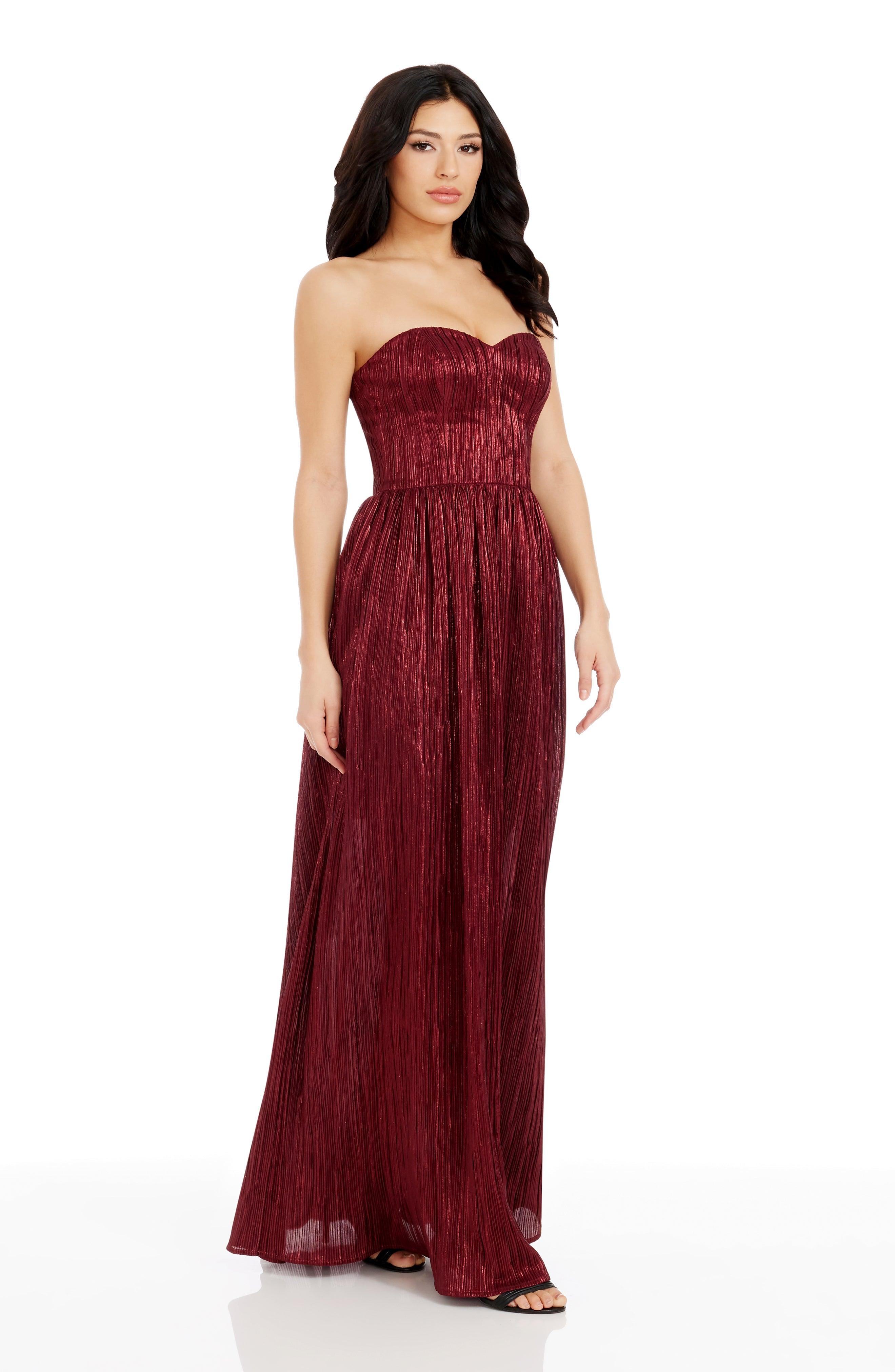 Dress the population red sequin dress discount