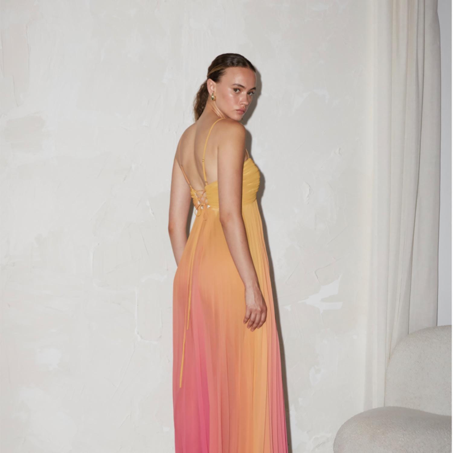 DELFI Collective Nicole Dress in Orange | Lyst