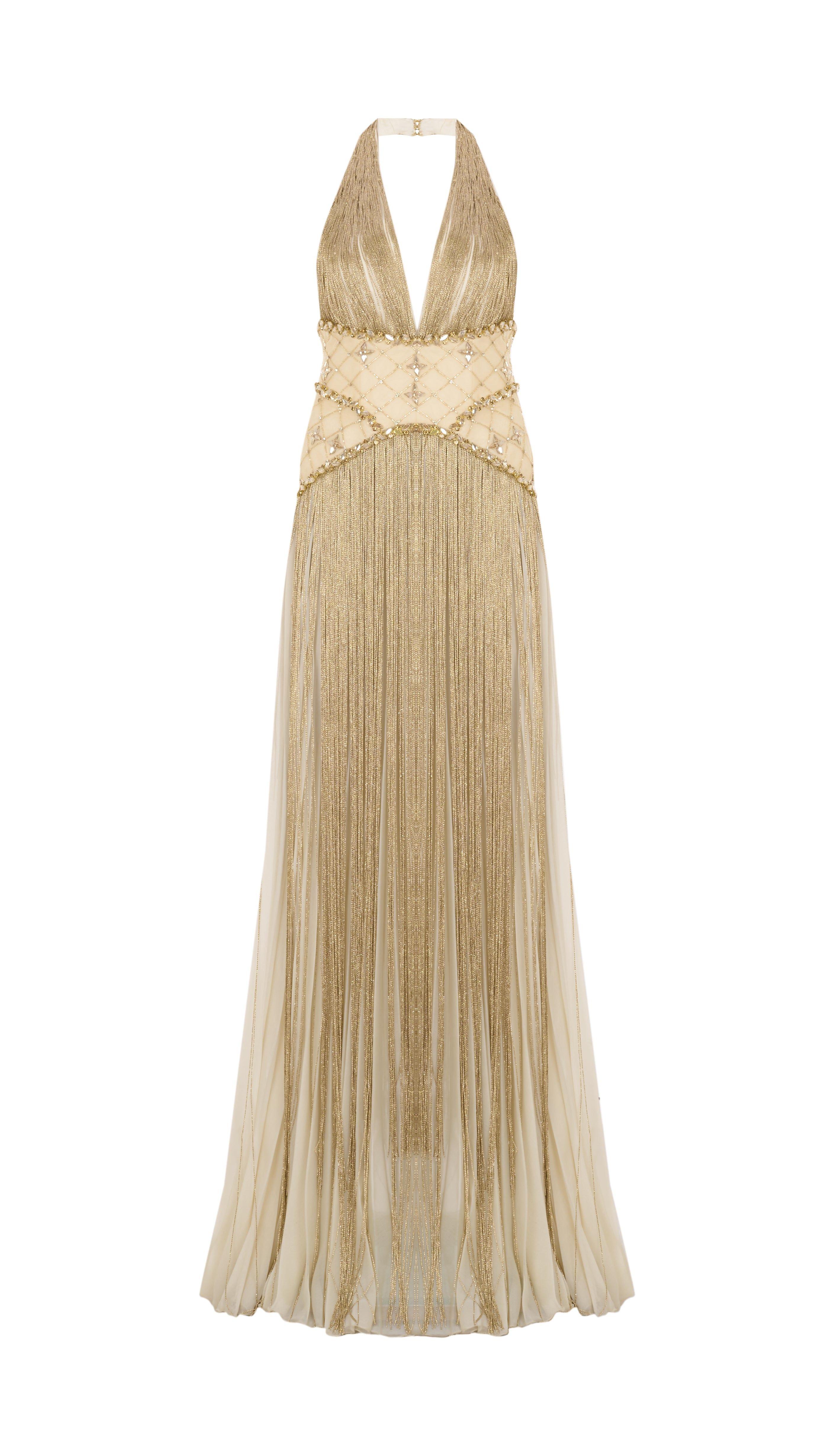 slim fit dress slacks Giulia Lace Maxi Dress main image 0