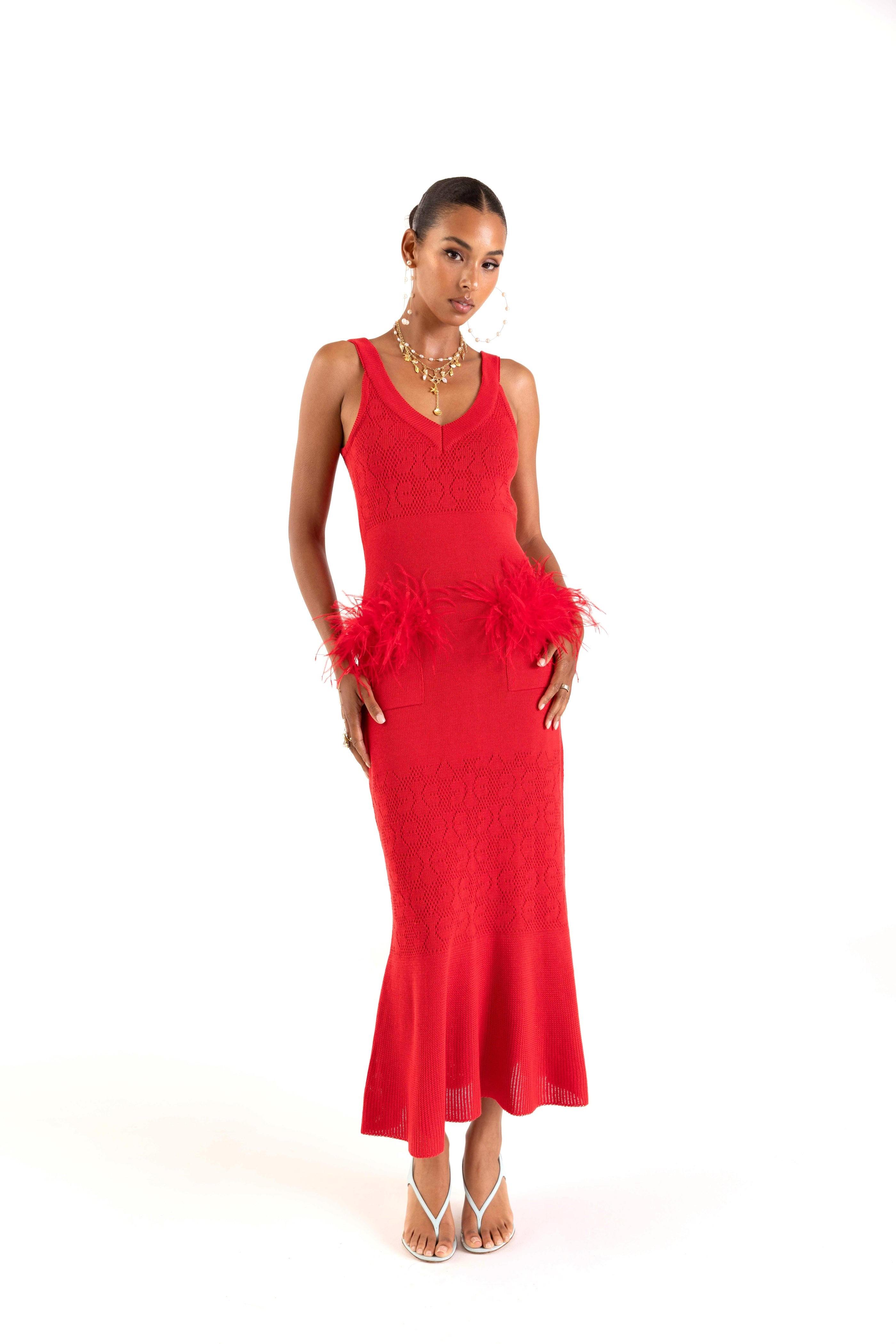 strapless open back dress Primavera Couture 3792 Red Prom Dress Size 000, 0 Sequin 000 / Red