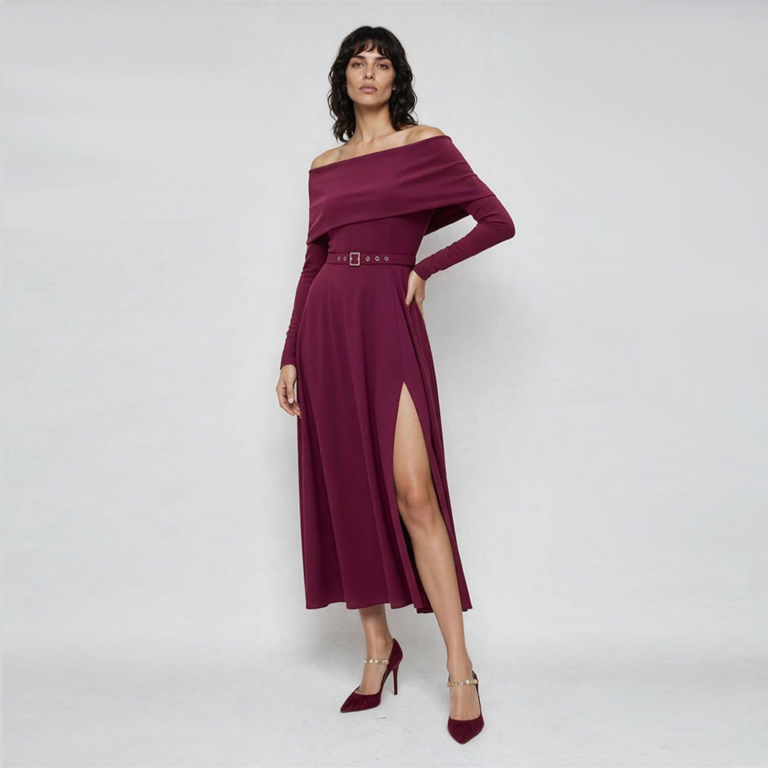 formal dresses for aunt of the bride Yellow Prom Dresses,Leg Split Evening Gown,Sexy Formal Dress – jkprom main image 1