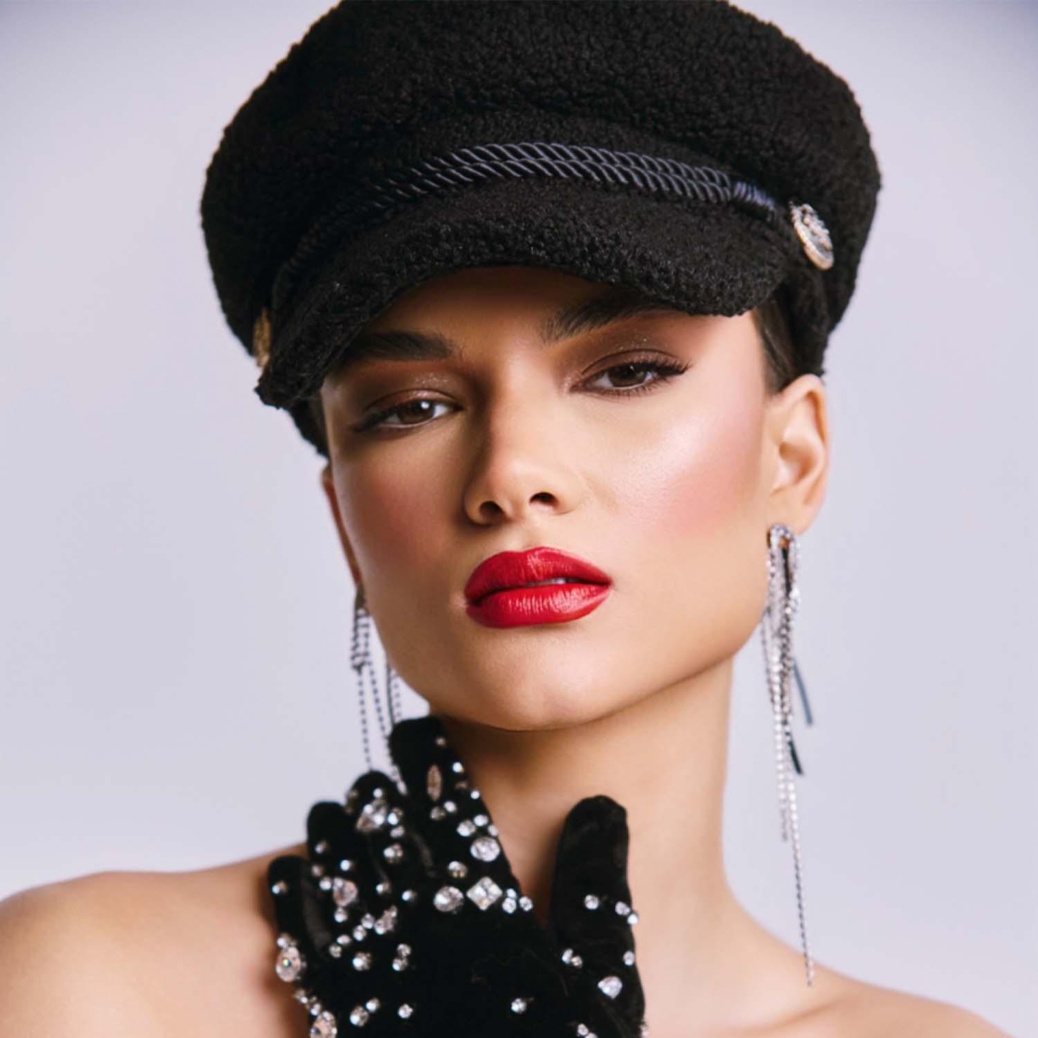 Chanel Joan Elkayam Boucle Baker Boy Hat in Black Lyst UK