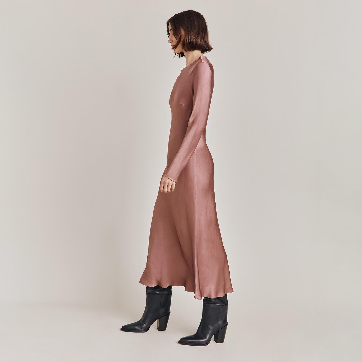 ghost mari satin midi dress Ghost + Mari Satin Midi Dress