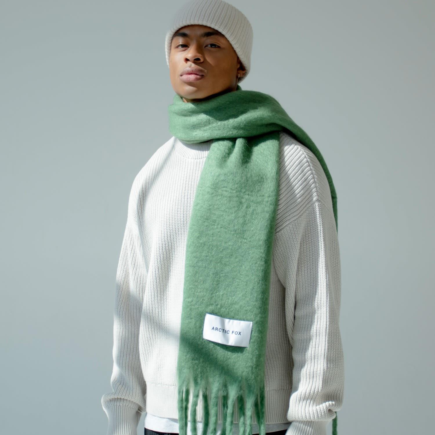 Forest green cheap scarf