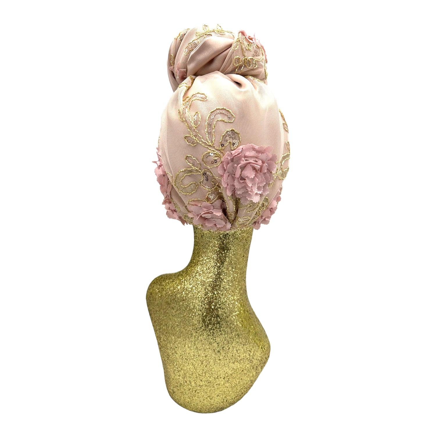 Julia Clancey Fleur Edith Lace Turban