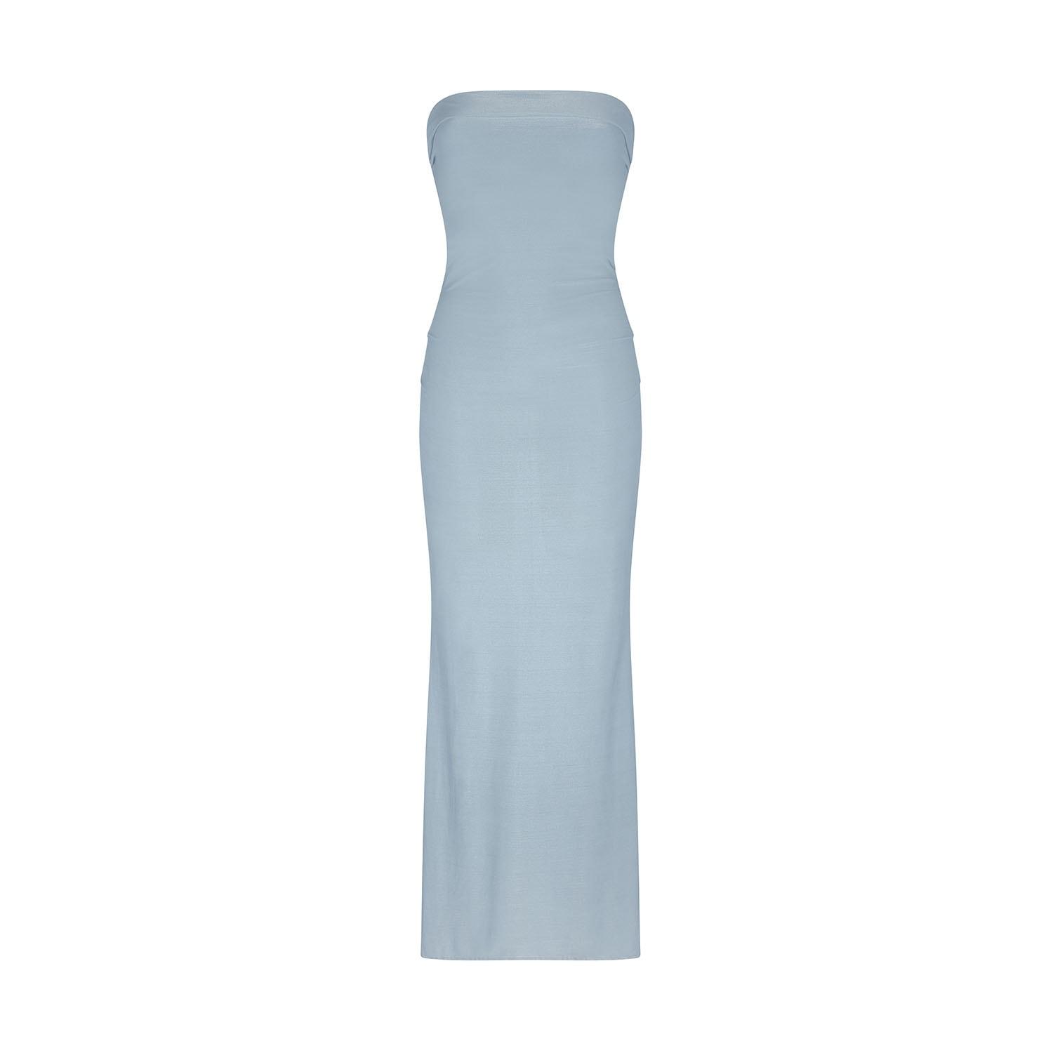 Light blue tube dress cheap