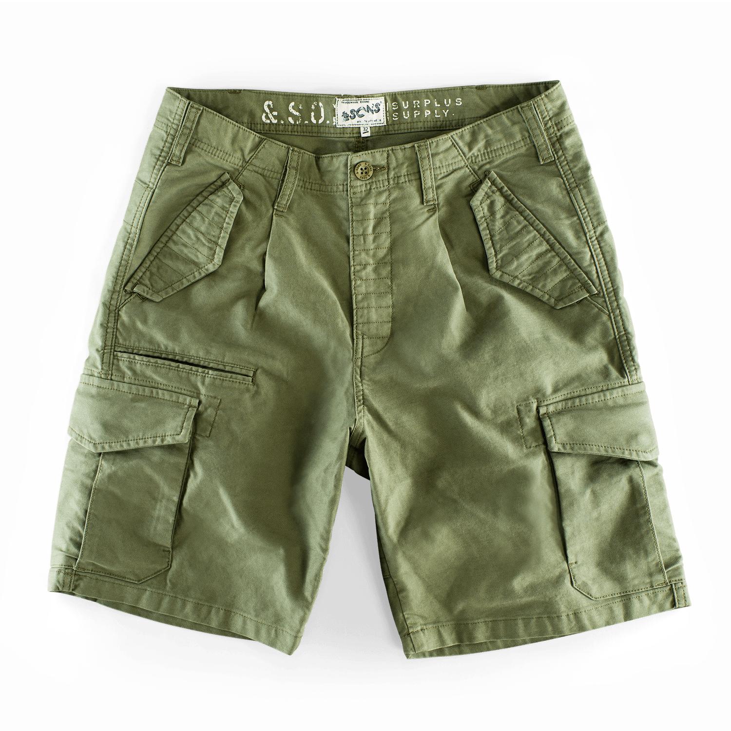 Surplus Cargo Shorts - Green