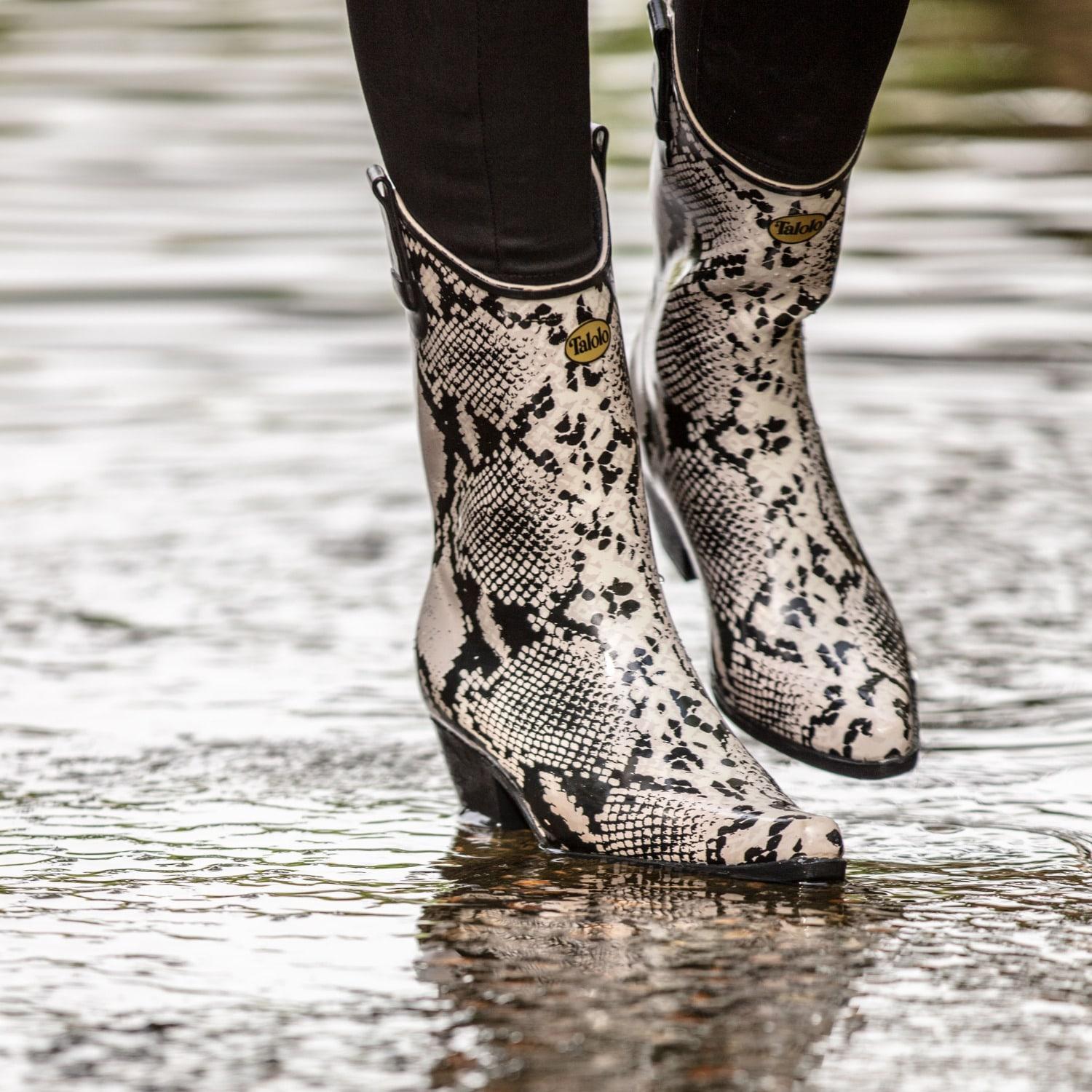Talolo Boots Bandy Snake Cowboy Boot Wellies in Black Lyst UK
