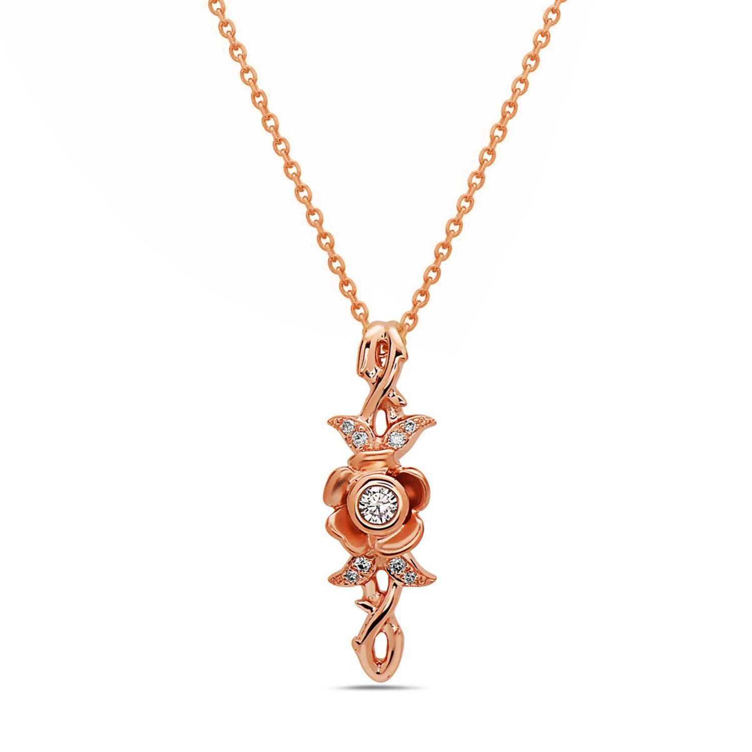 Belle hotsell rose necklace