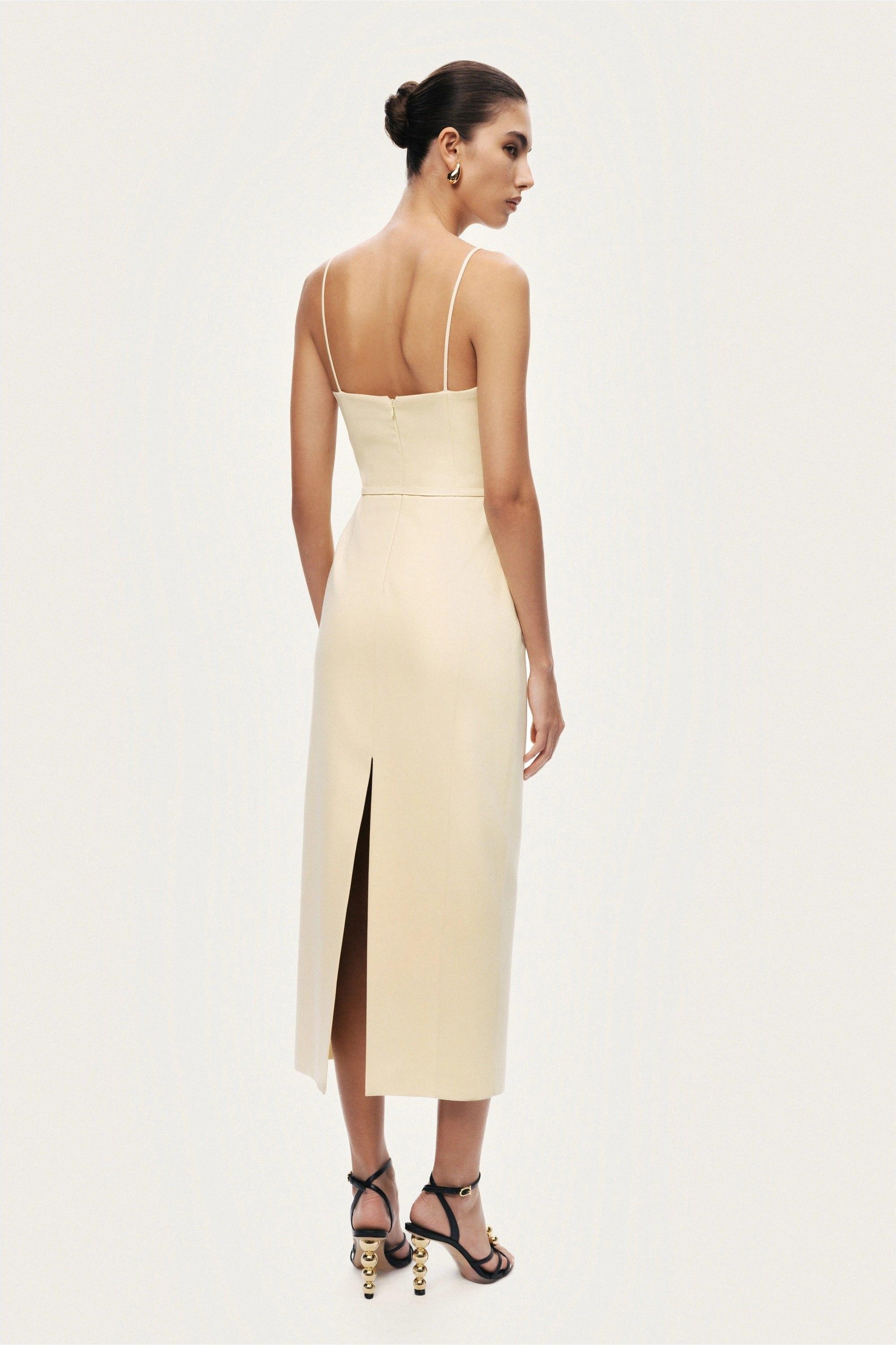 nocturne tulle backless dress Veronica Beard Izaren Halter Maxi Dress | Cactus