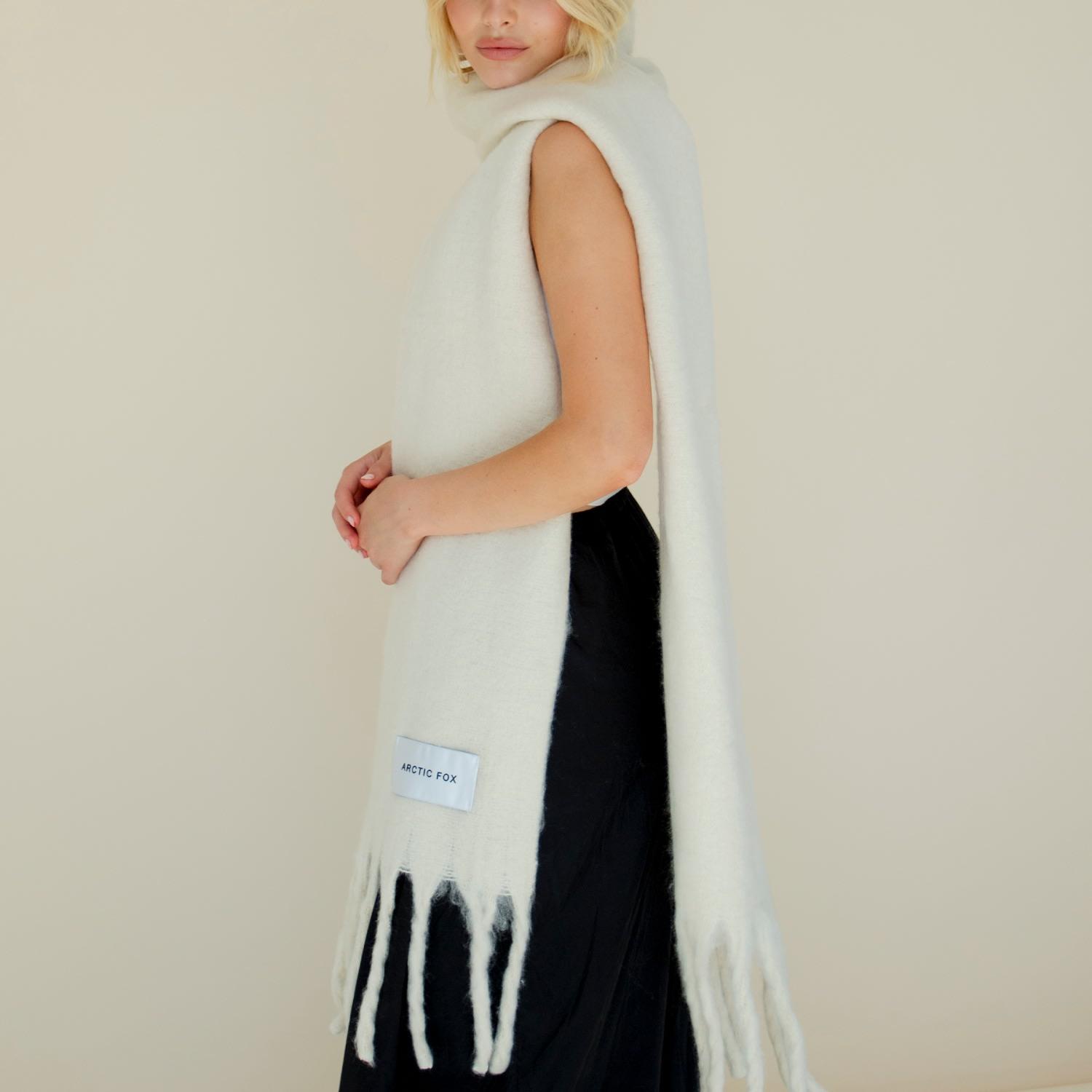 Arctic Fox & Co. The Reykjavik Scarf - Polar White