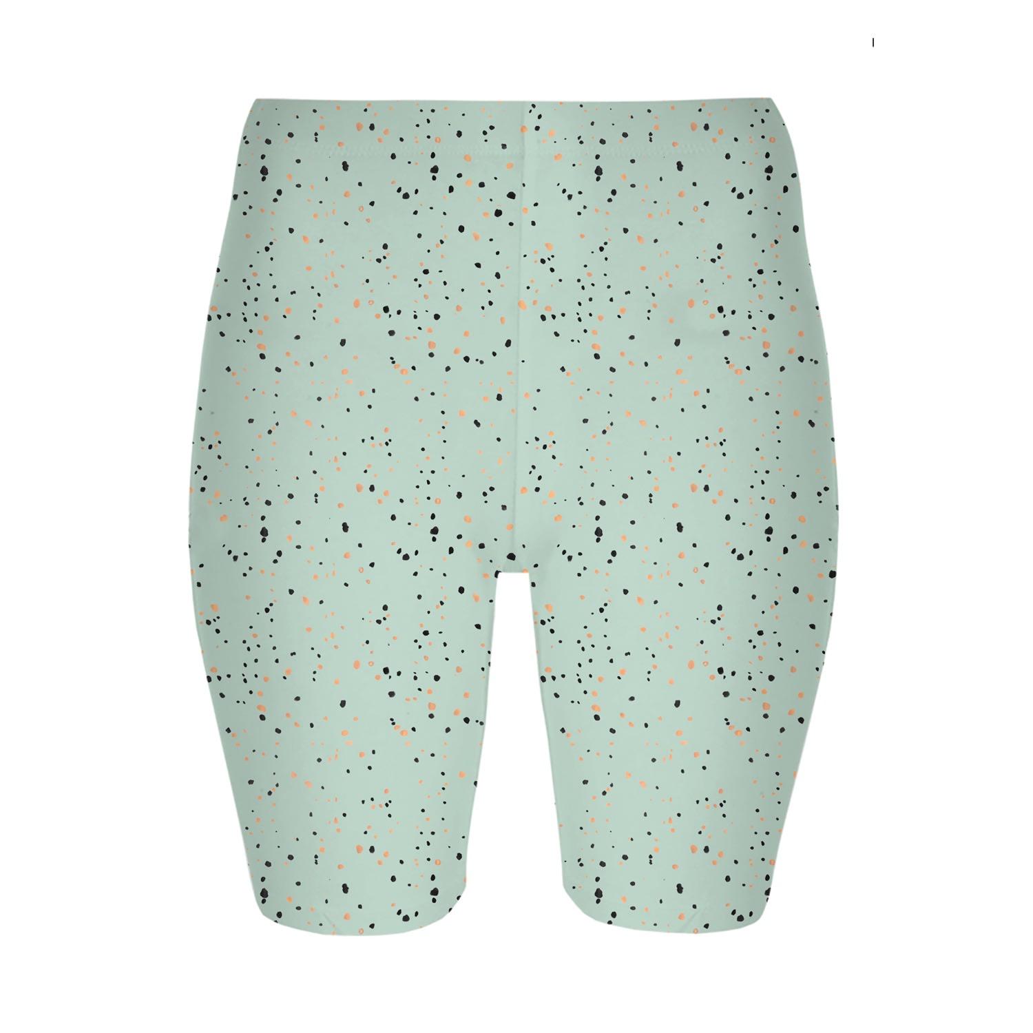 Kikina Designs Abstract Print Biker Shorts In Mint in Green | Lyst