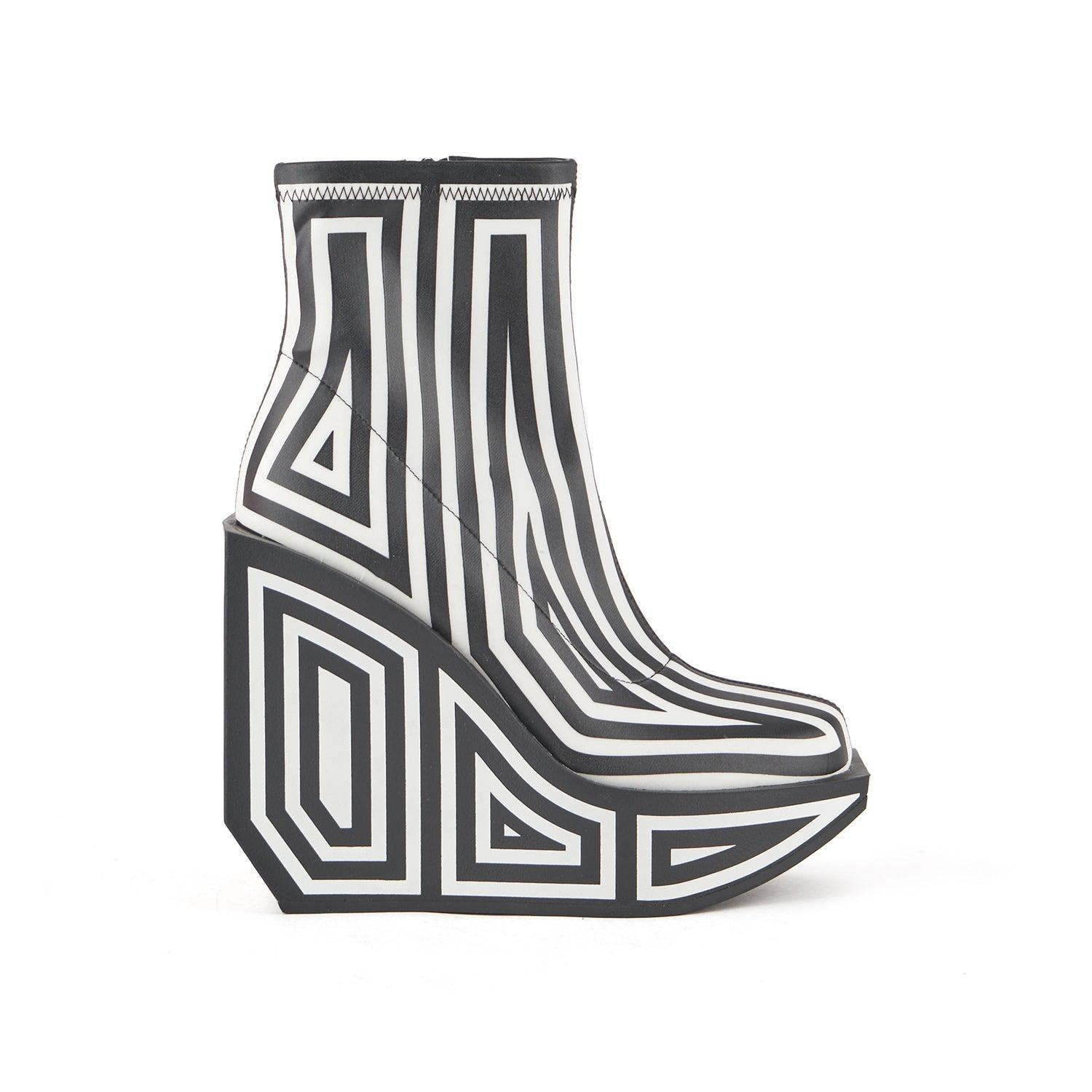 Nude wedge booties deals
