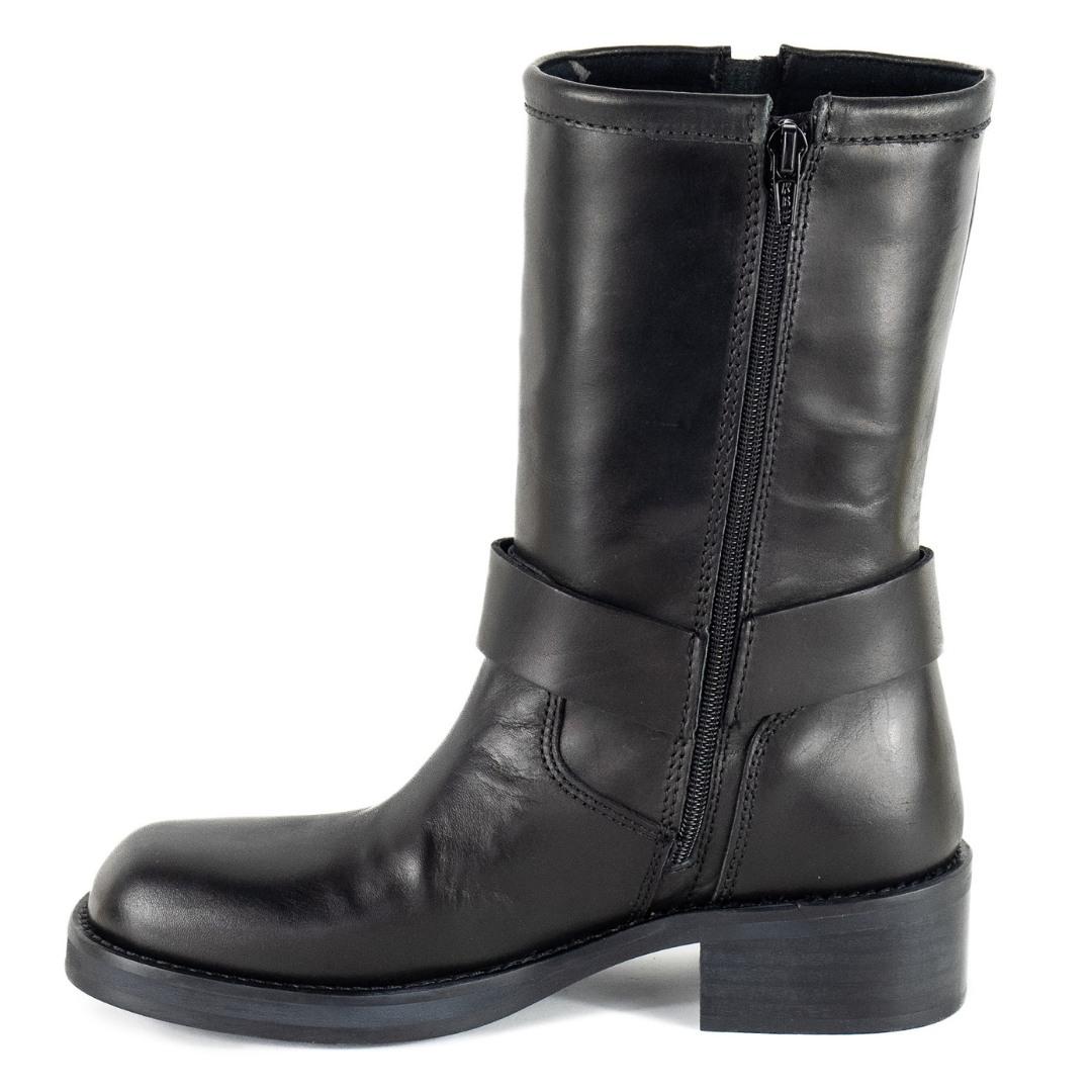 Keith Scarrott Shoes Rho Biker Ankle Boot in Black Lyst UK