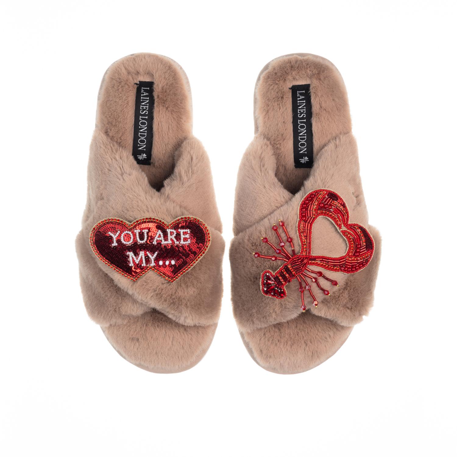 Laines London Neutrals Classic Laines Slippers With You Are My