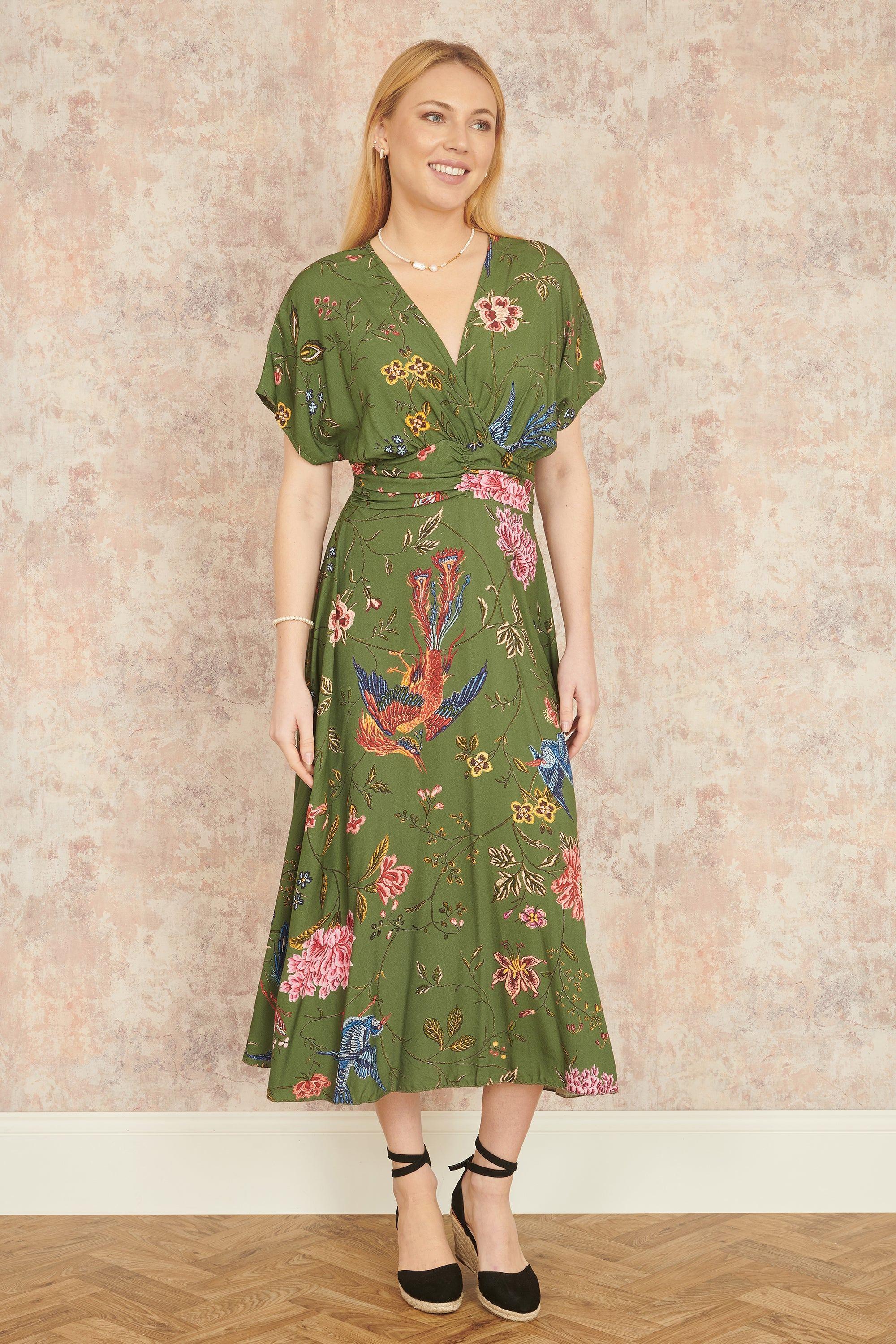 Maxi Dress Yumi Green Floral Dress Women's Yumi Midi Floral Short Sleeve Dresses Next Oman Maxi Dress Yumi Green Floral Dress Women's Yumi Midi Floral Short Sleeve Dresses Next Oman