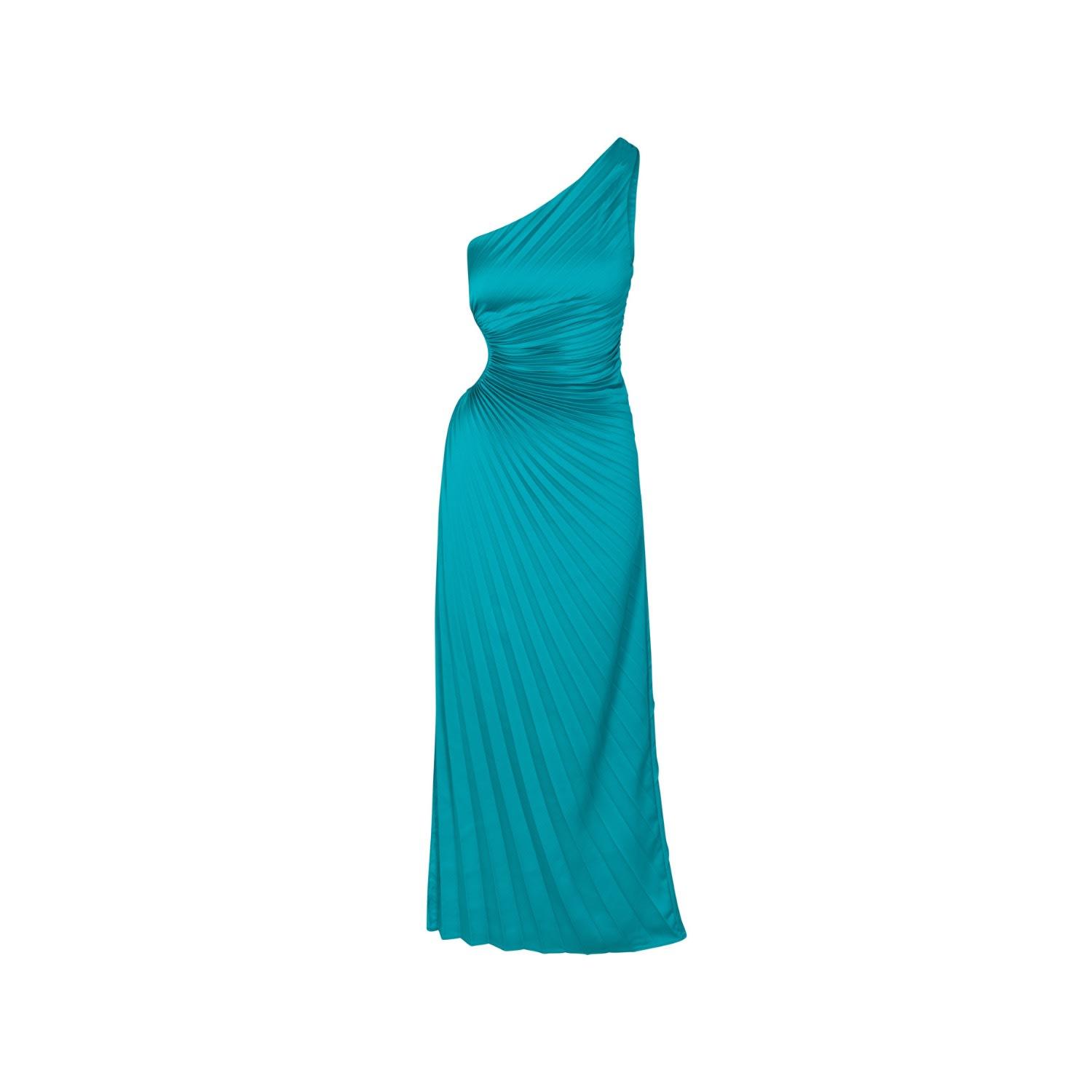 DELFI Collective Solie Teal Long Dress in Blue | Lyst