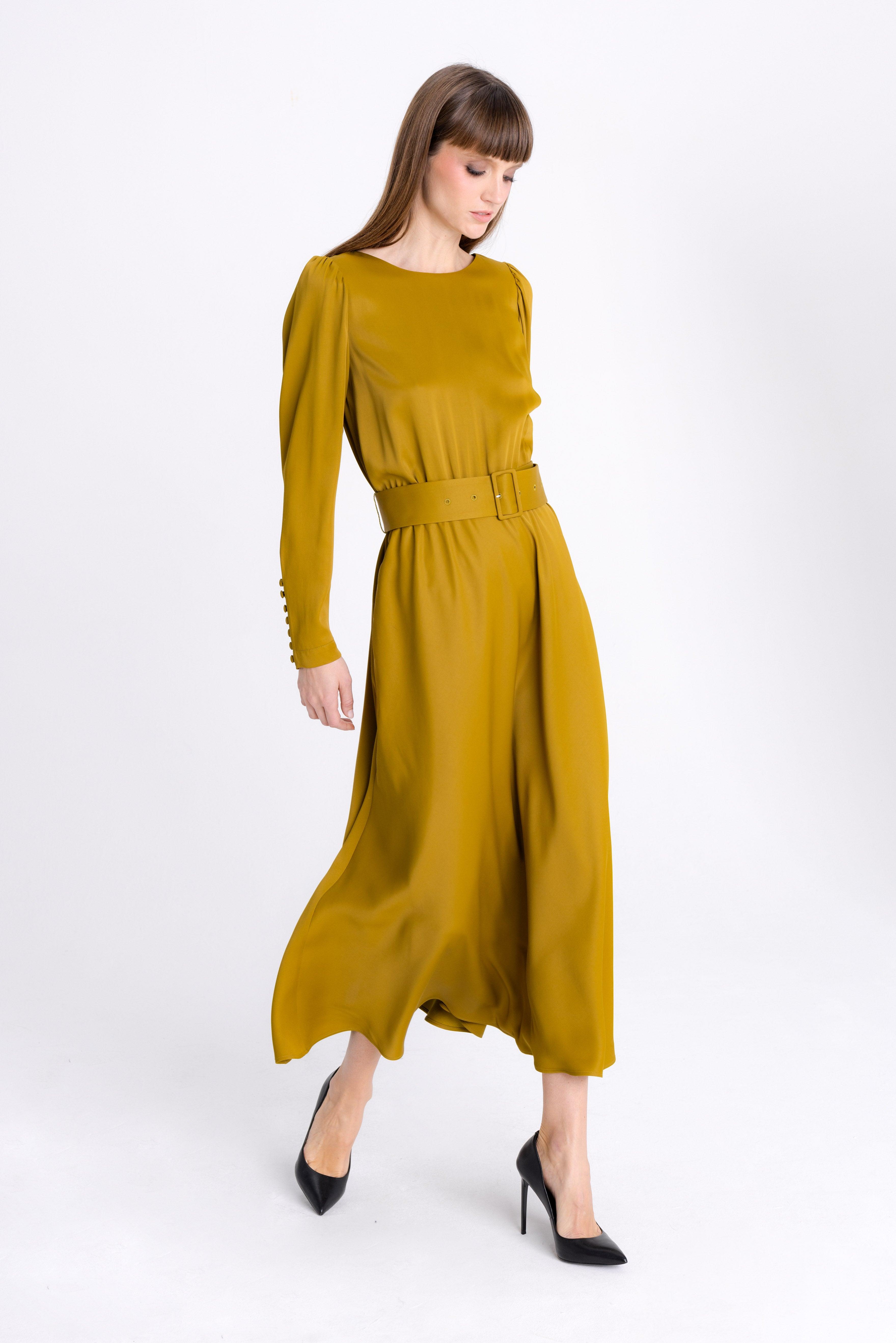 Designer Mustard Dresses for Women Up to 80 off Lyst