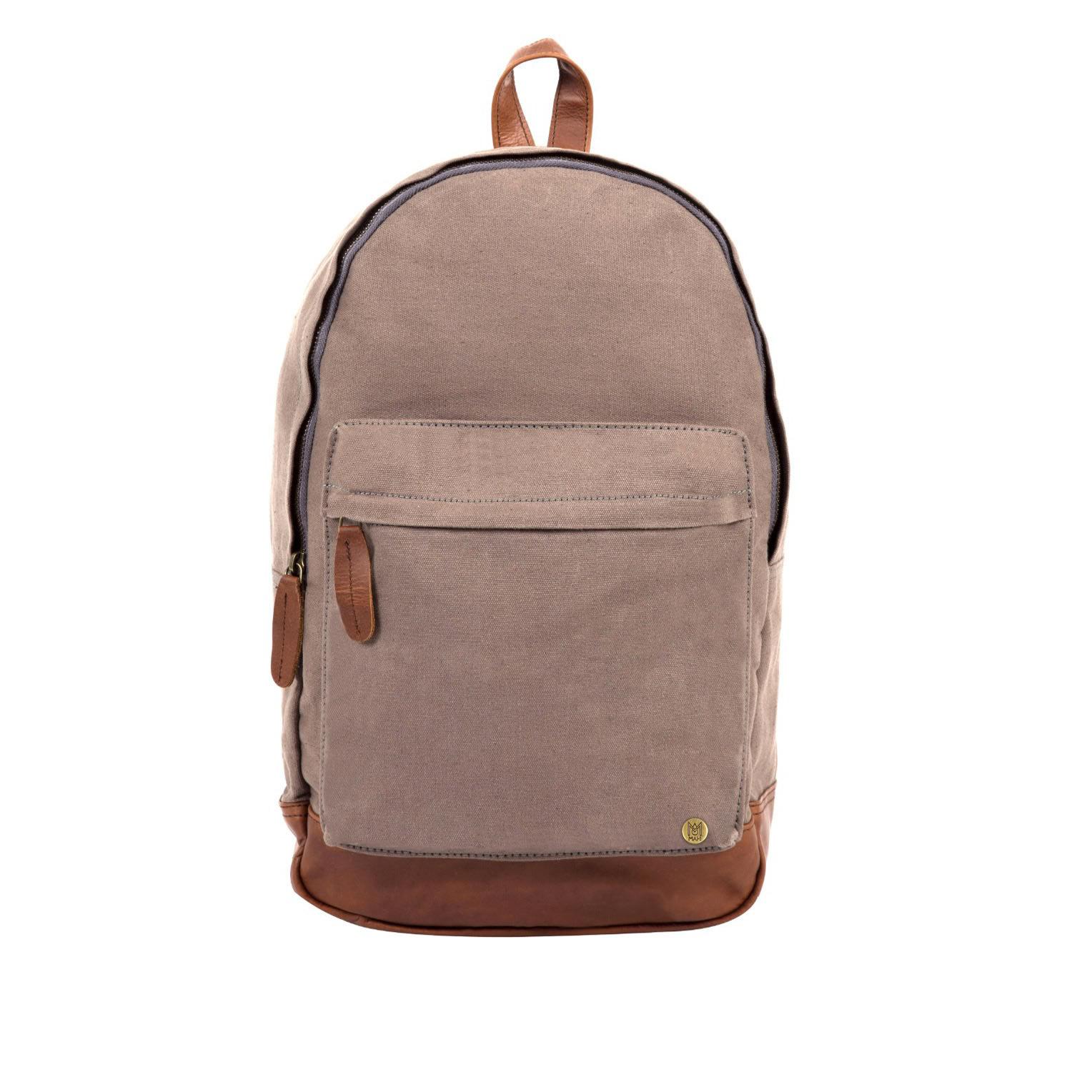 Lyst - Mahi Leather Leather Canvas Classic Backpack Rucksack In Grey in Gray for Men