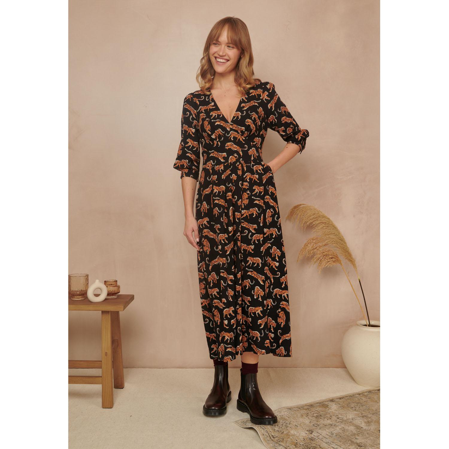 midi dress jaguar amelia amelia fashion Jual MIDI DRESS JAGUAR VISCOS ENGLAND NAZWA BY AMELIA KEKINIAN MOTIF MEWAH  FASHION TERBARU