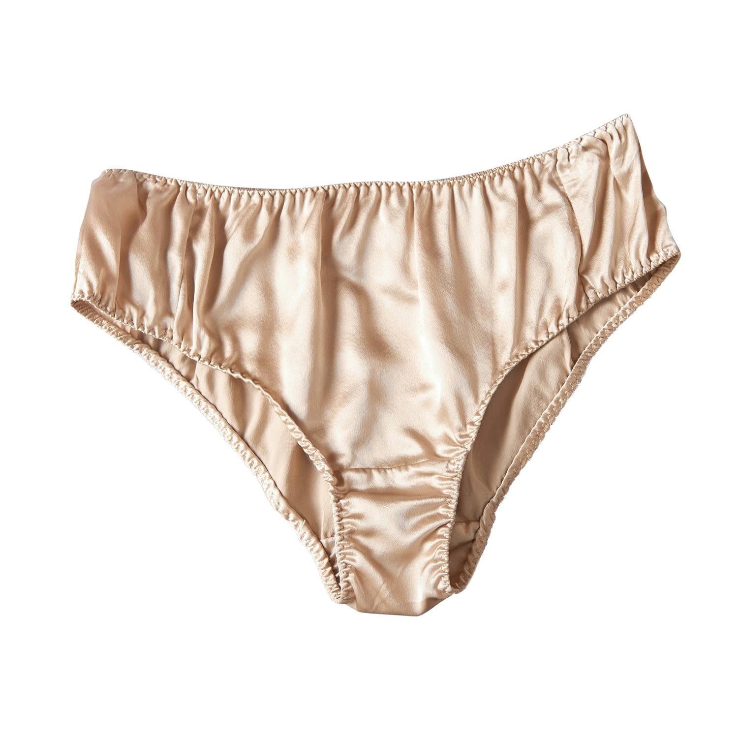 Soft Strokes Silk Neutrals Pure Mulberry Silk Bikini Pantie in