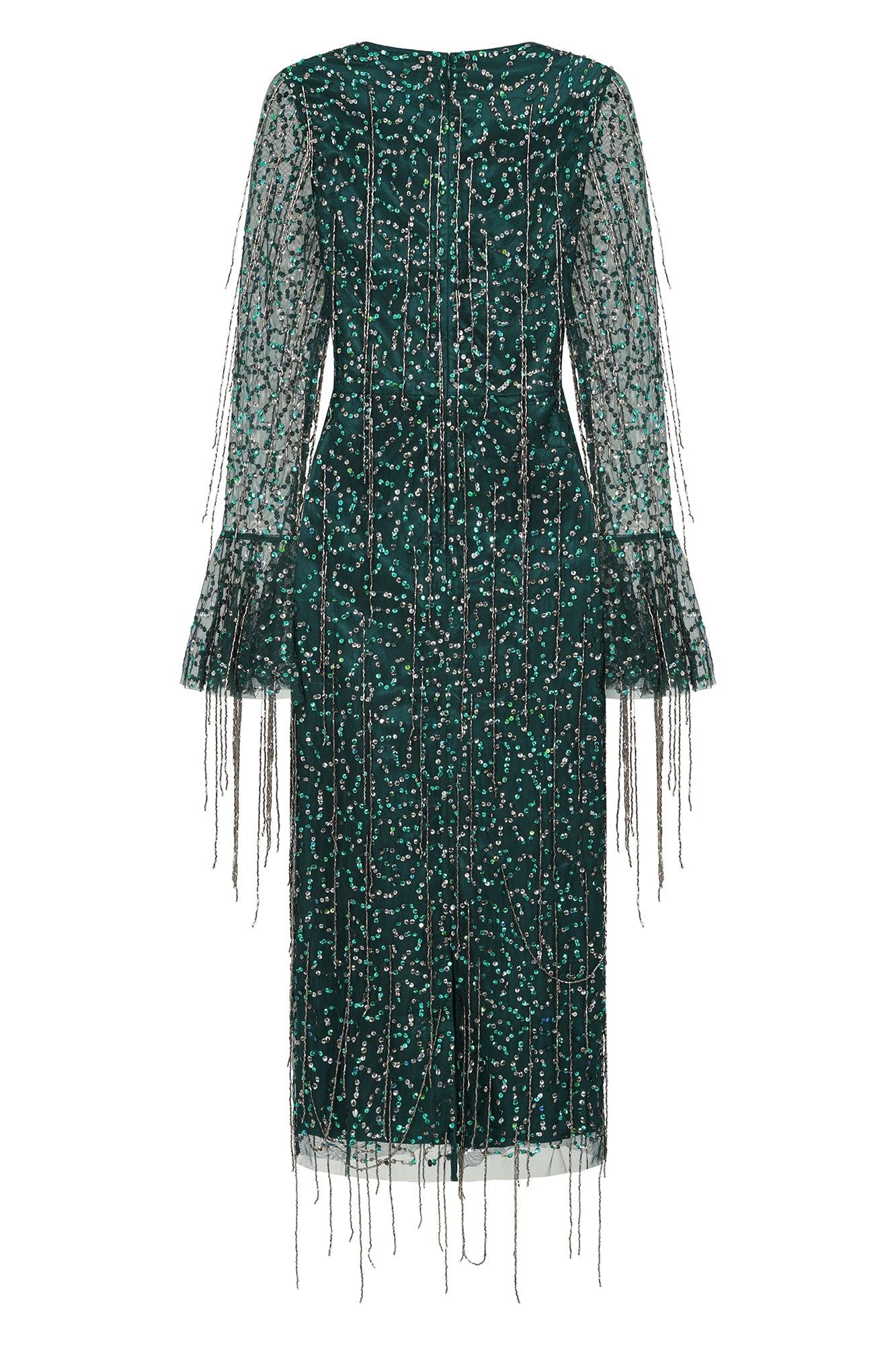 Midi Dress Frock And Frill Robe Frock And Frill Bridesmaid Wrap