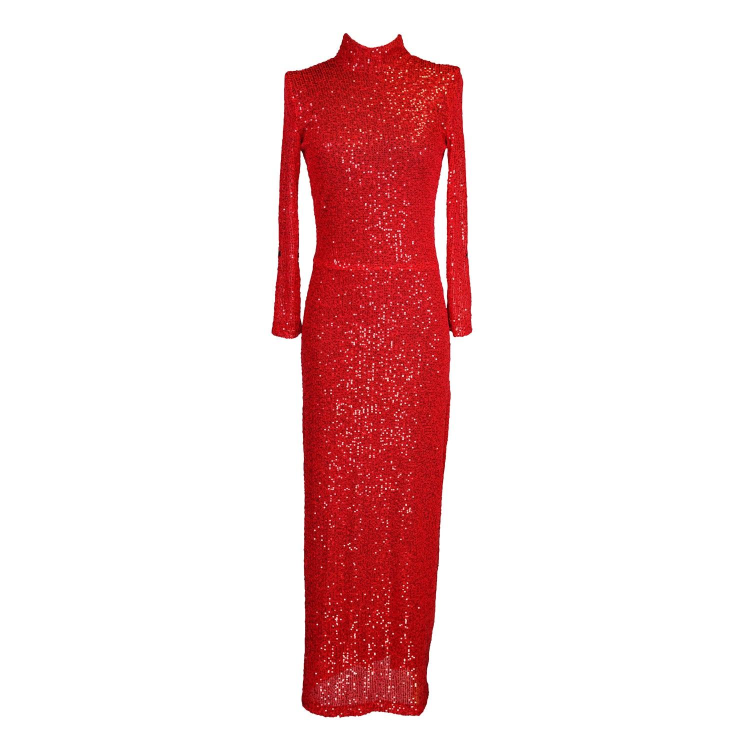 strapless open back dress Dolcezza Sweetheart Neckline Maxi Dress in Red main image 1