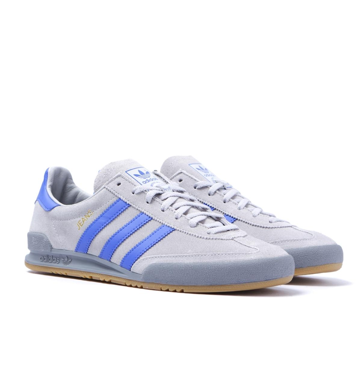 adidas jeans trainers grey blue