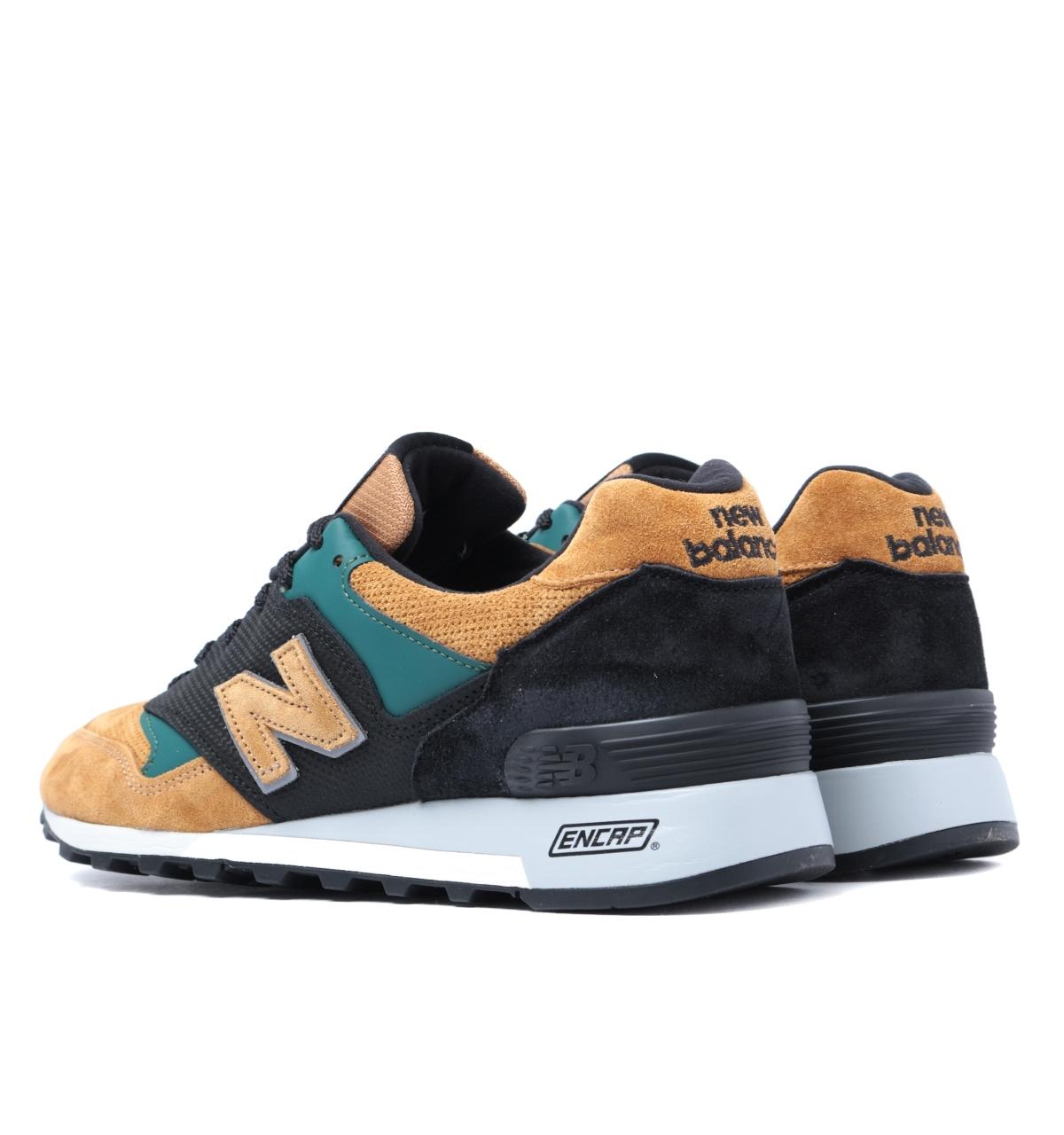 New Balance Suede Made In England M577 Tan, Black & Green Trainers in Blue  for Men | Lyst