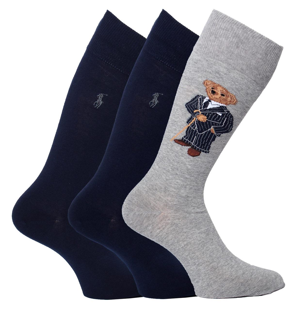polo teddy bear socks