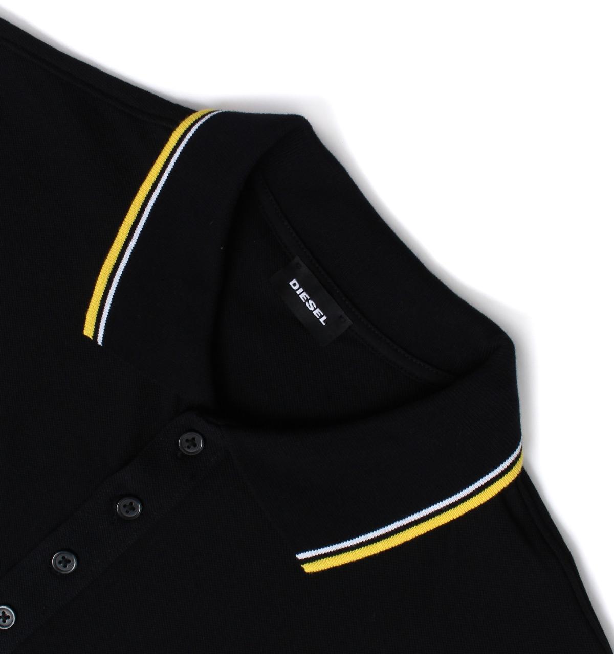diesel black polo shirt