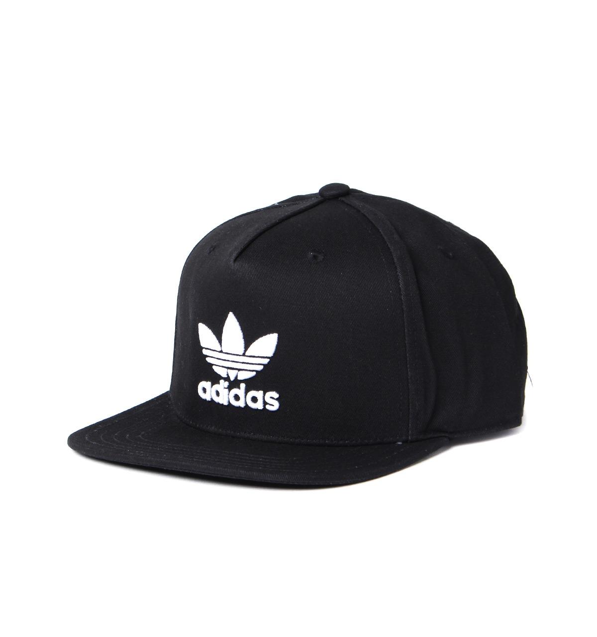 adidas Originals Cotton Trefoil Black Baseball Cap for Men Lyst