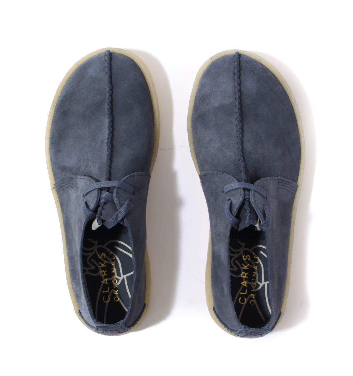 Clarks Trek Cup Suede Shoes in Blue for Men | Lyst