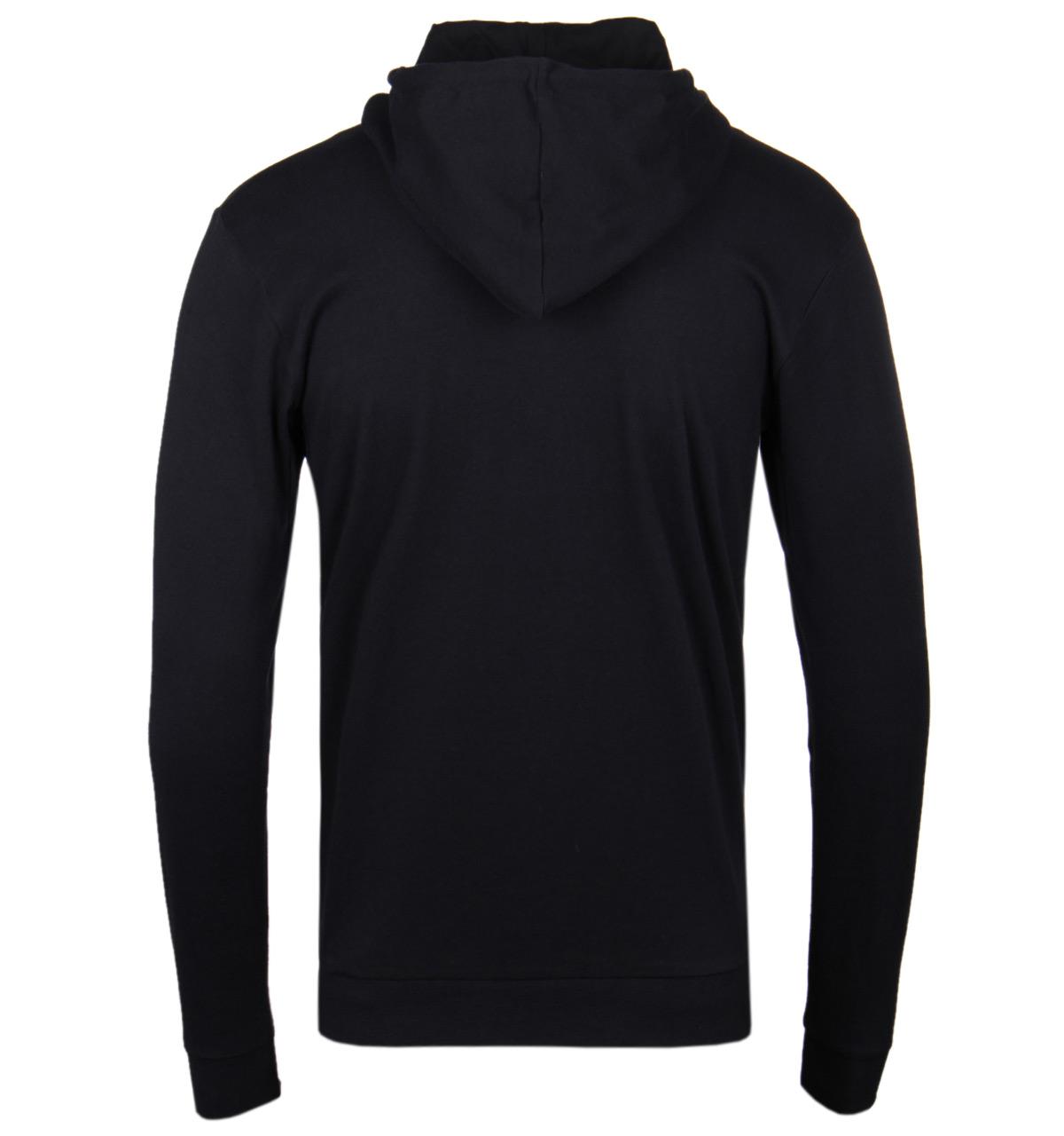 Lyst - Boss Black Zip Hoodie in Black for Men