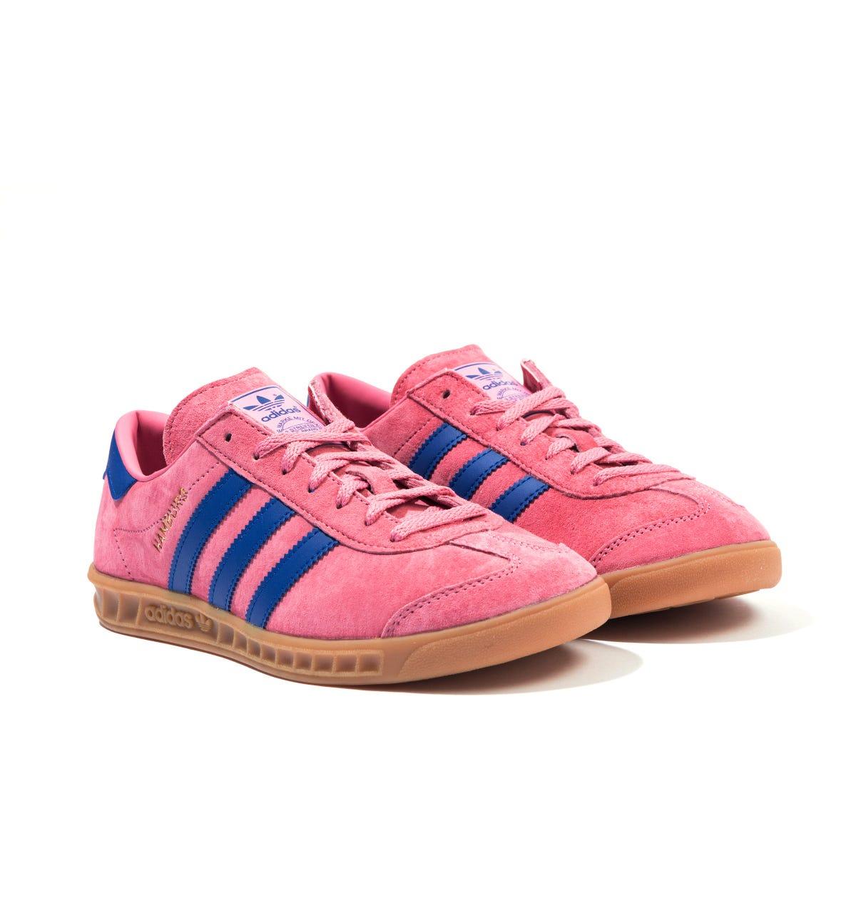 adidas Originals Hamburg Trainers in Pink for Men | Lyst