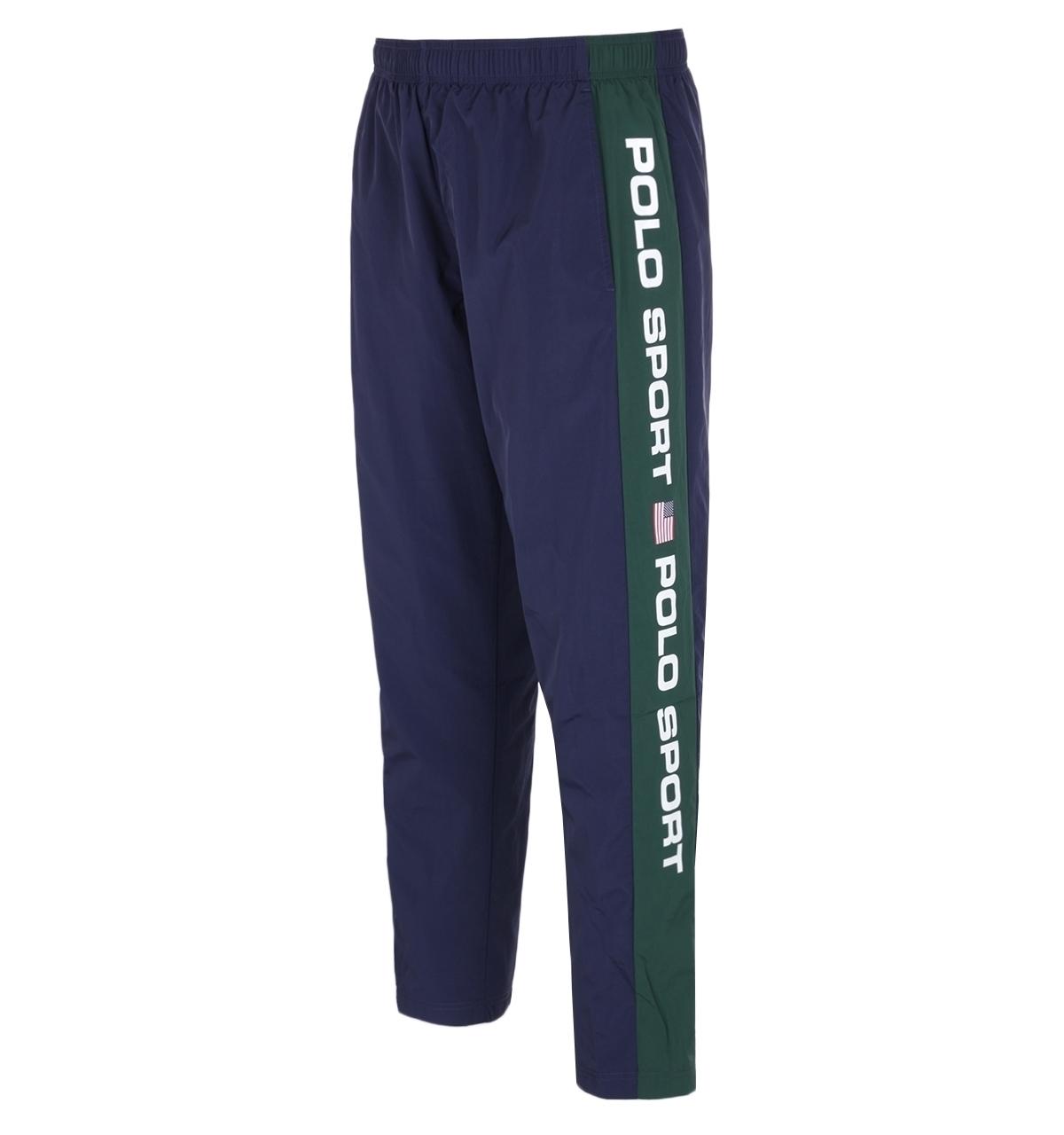 Navy \u0026 Green Shell Tracksuit Pants 