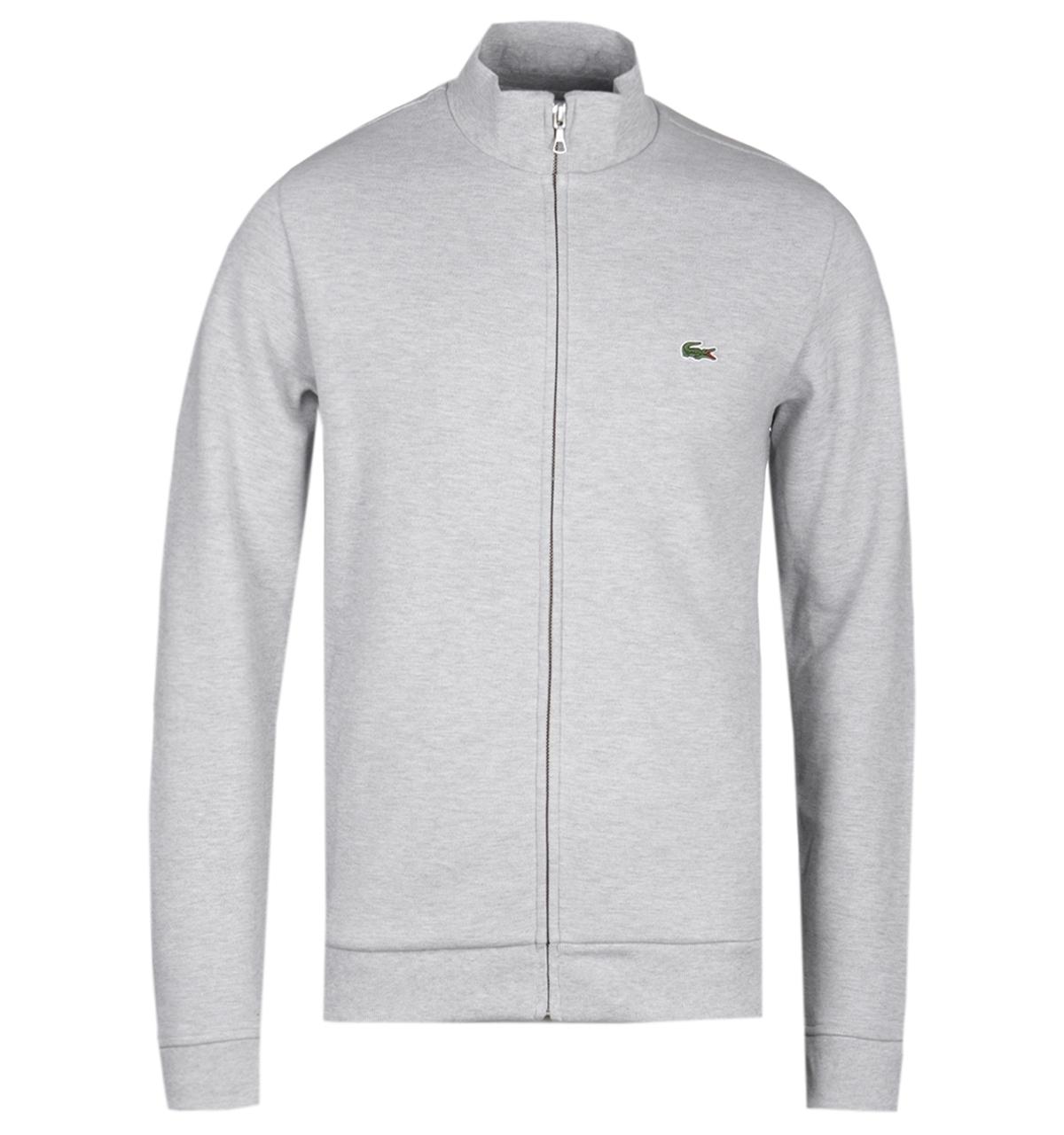 grey lacoste jacket