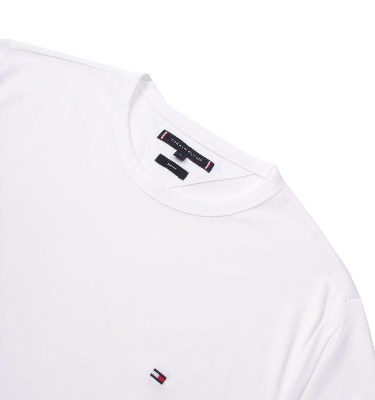 Tommy Hilfiger Signature Cuffs Organic Cotton Slim Fit T-shirt in White for  Men | Lyst