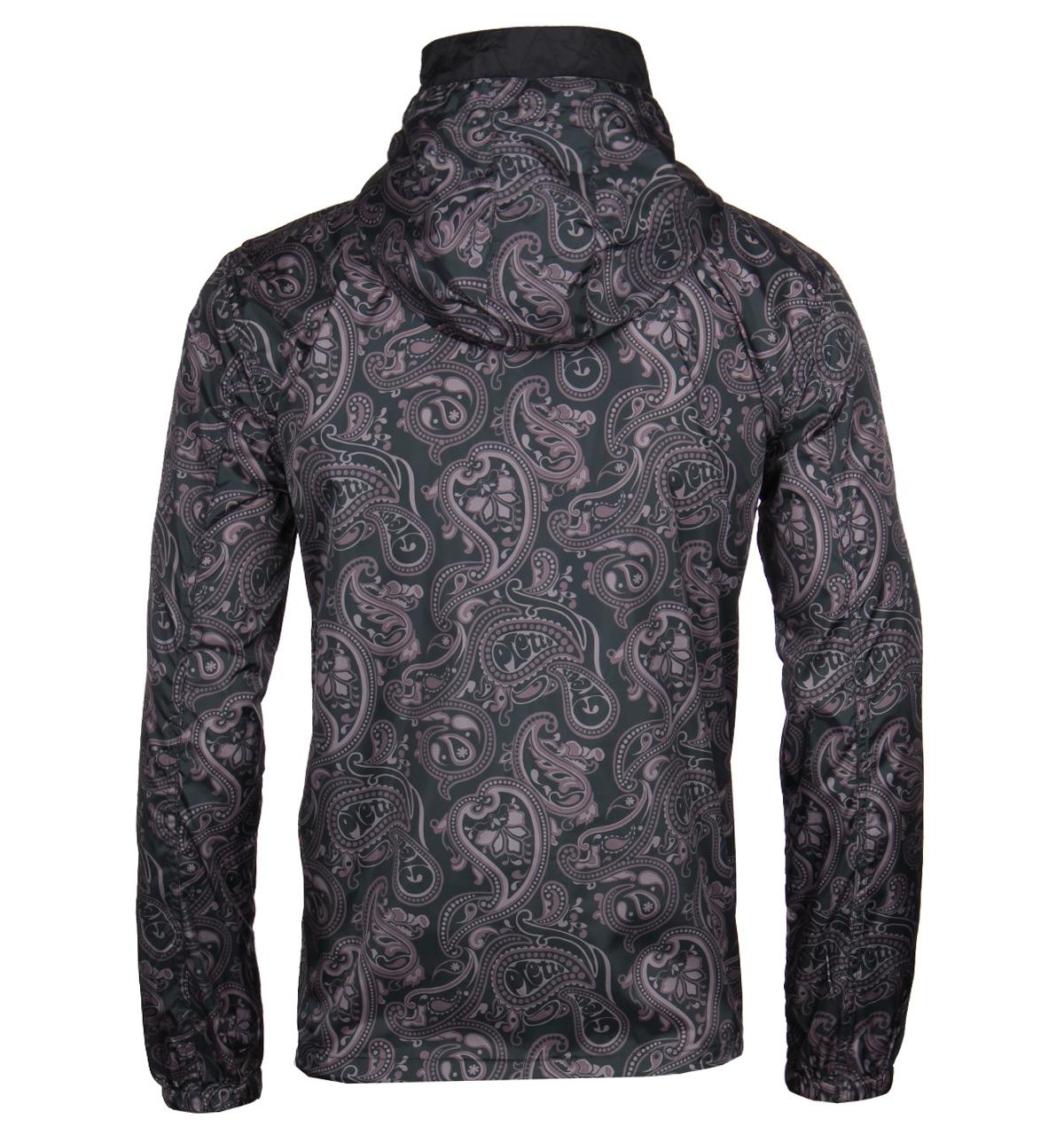 pretty green paisley windbreaker