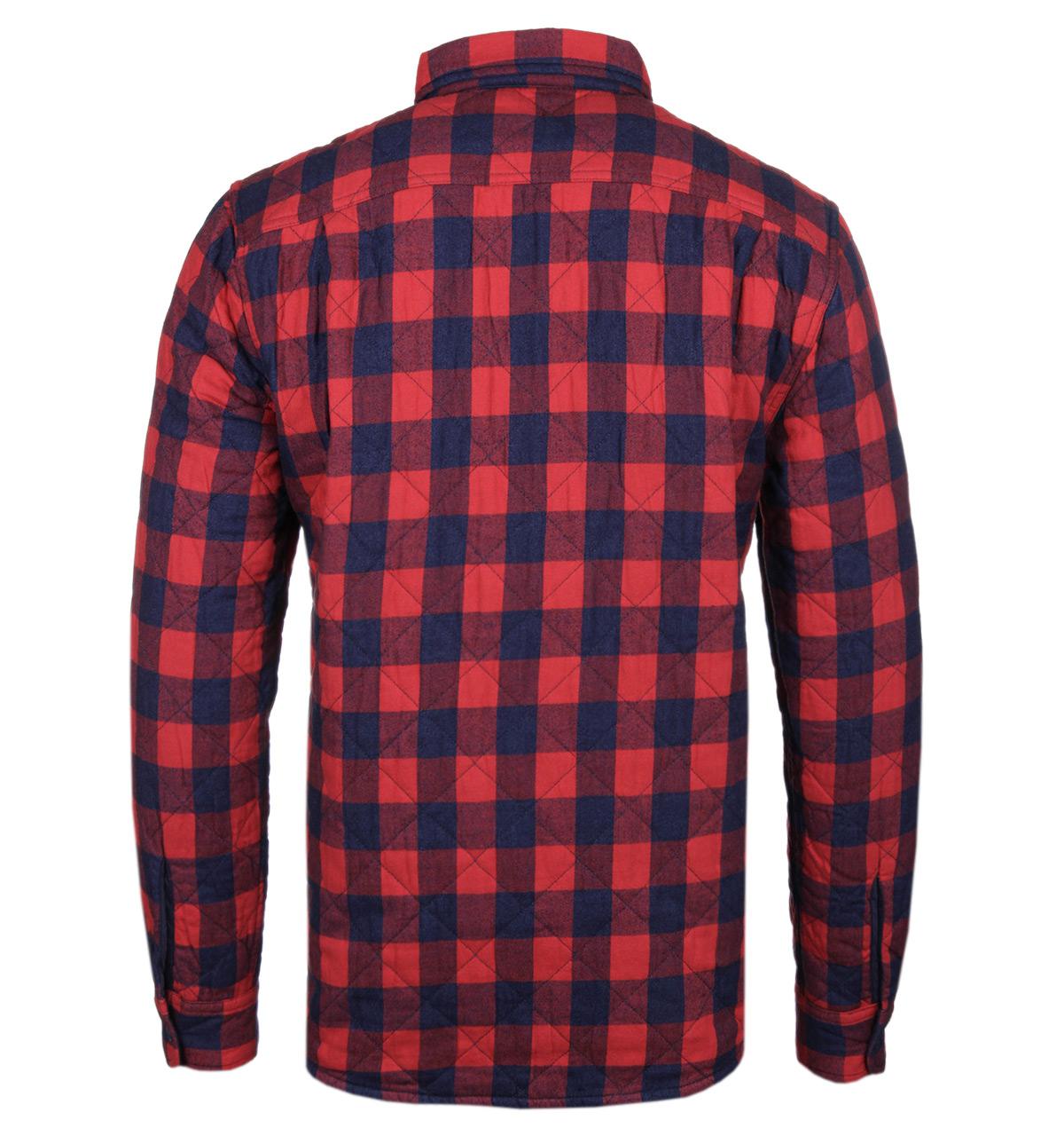 Lyst - Barbour Nitro Rich Red Gingham Checked Overshirt in Red for Men