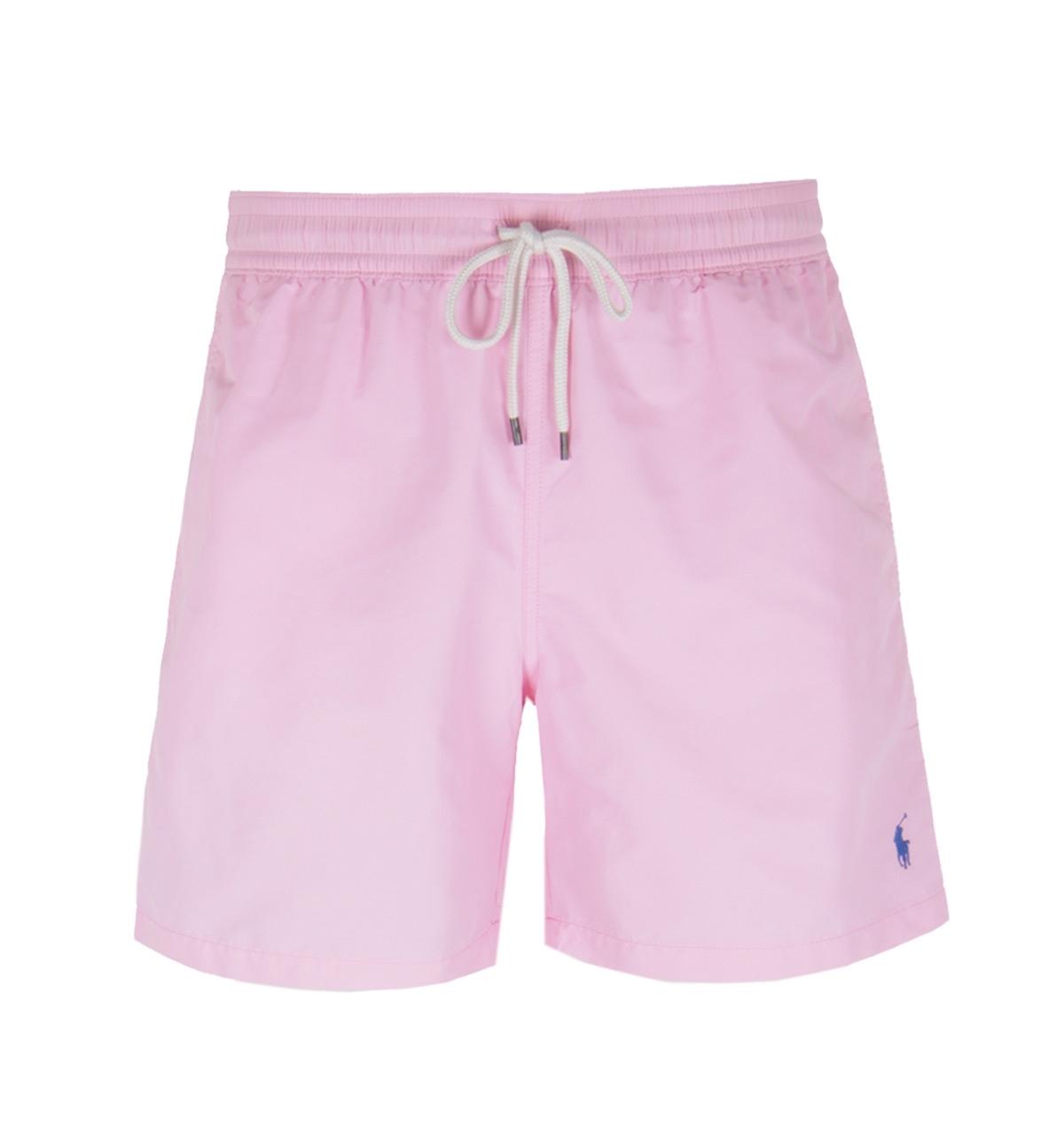 pink polo swim trunks