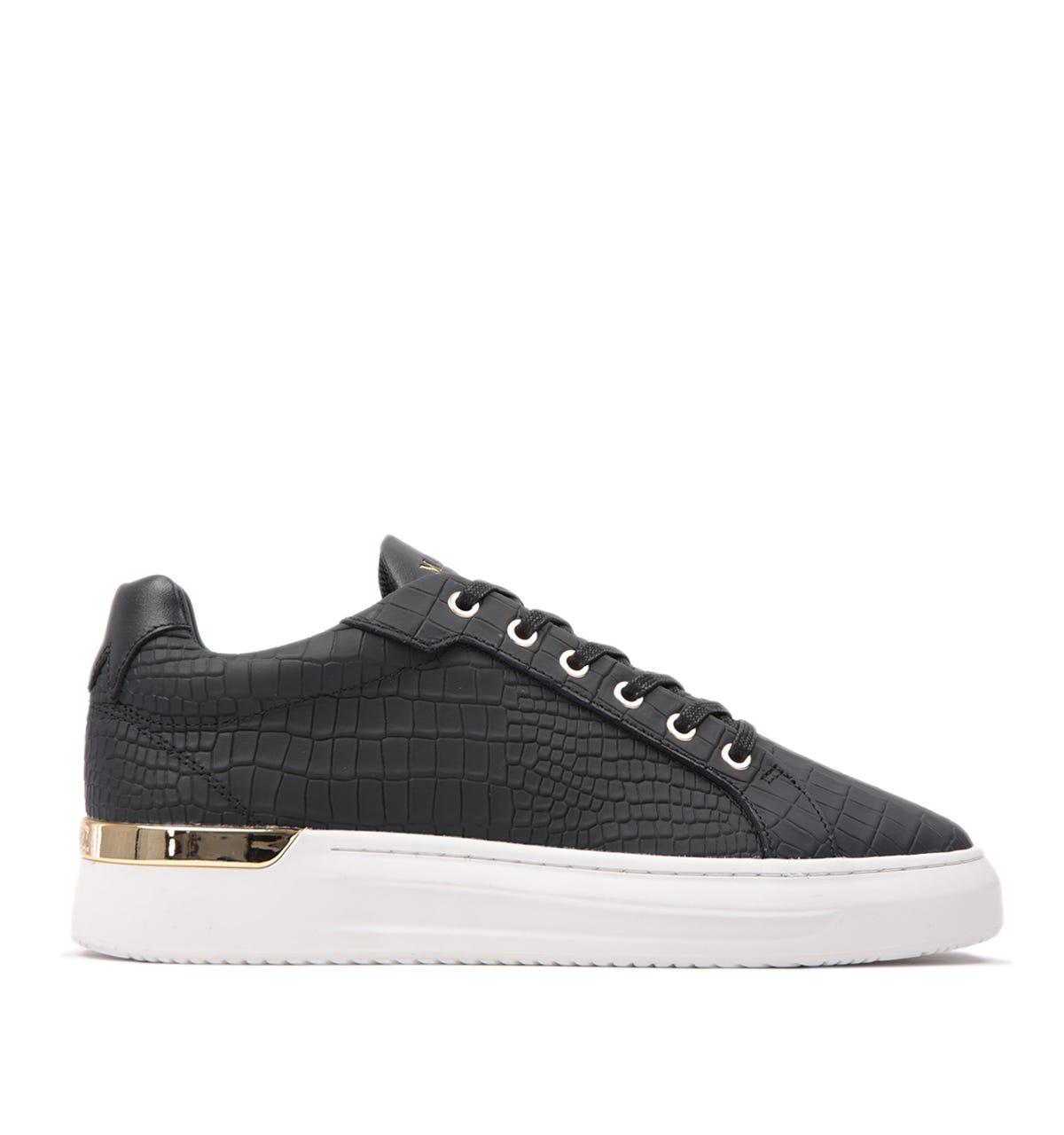 Mallet Grftr Leather Trainers in Black for Men | Lyst